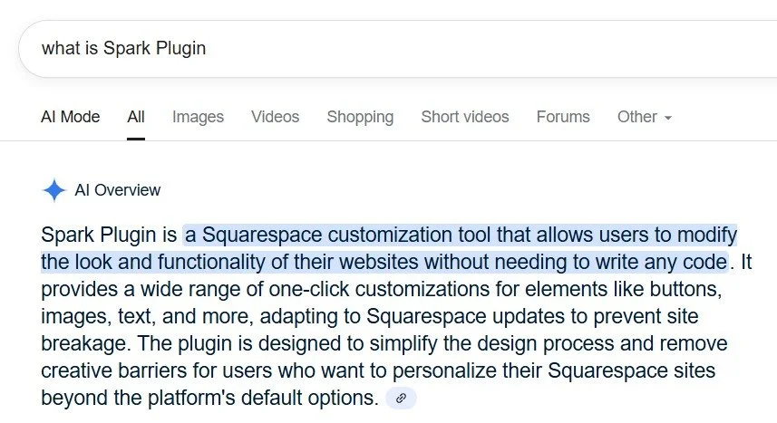 AI Overview for Spark Plugin