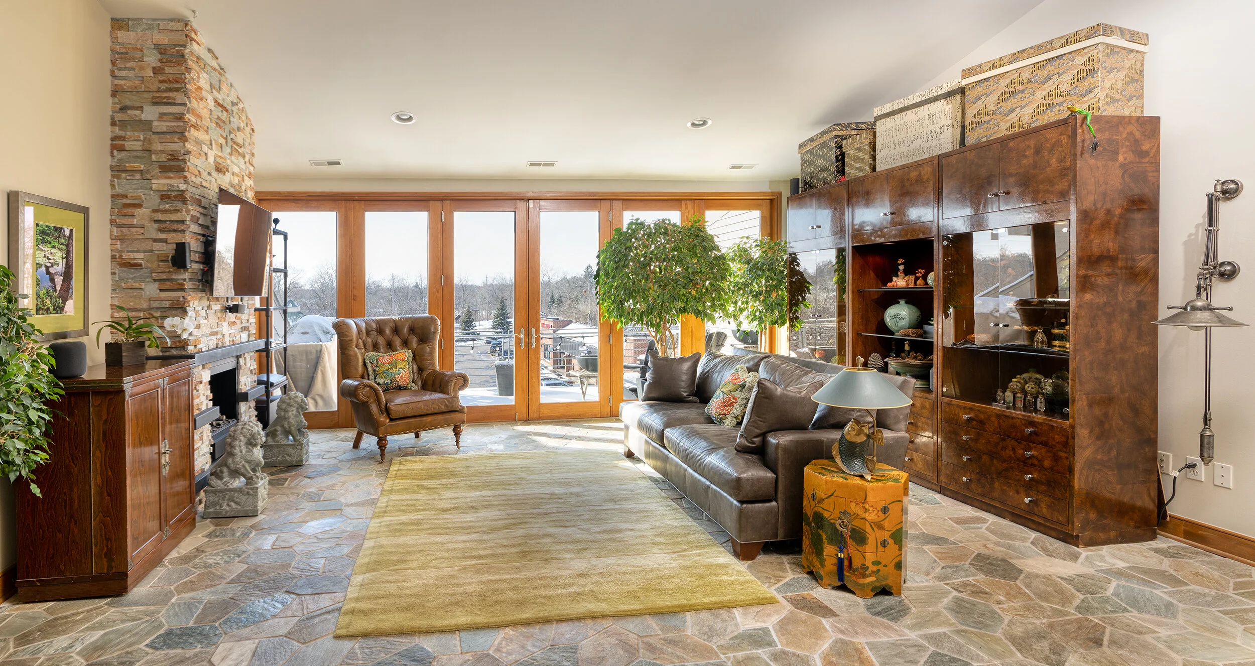 Great Room overlooking Main Street in Rochester, MI.