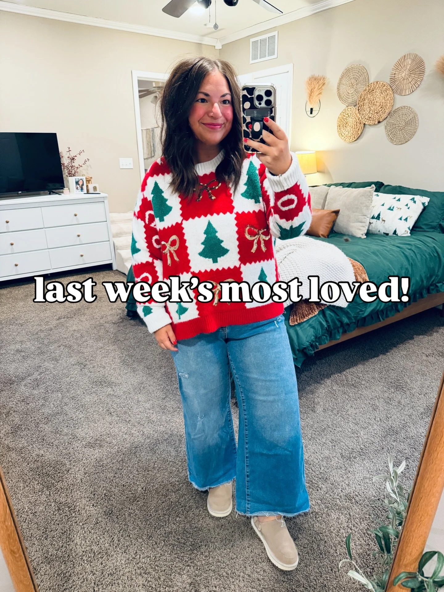 Y&rsquo;all have been loving my monthly most loved posts, so I decided to start sharing our weekly most loved items as well! 🫶🏻 Comment SHOP for links! 🔗✨🎄❣️

https://liketk.it/5GoWn #ltkootd #ltkholiday #ltkseasonal