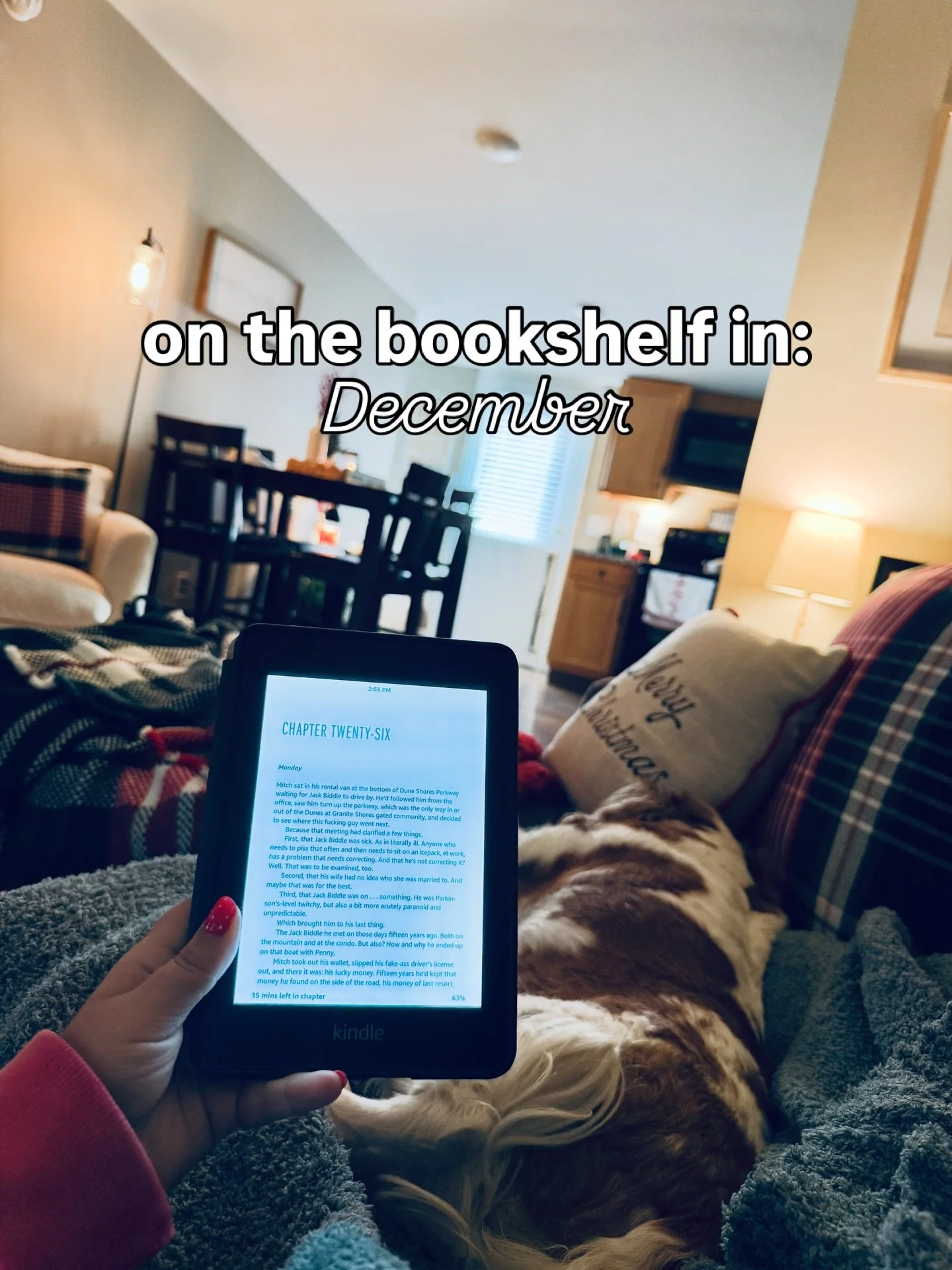 I read six books in the month of December! 📖💫 Always open to adding to my tbr list &mdash; drop some favs below! 👇🏼