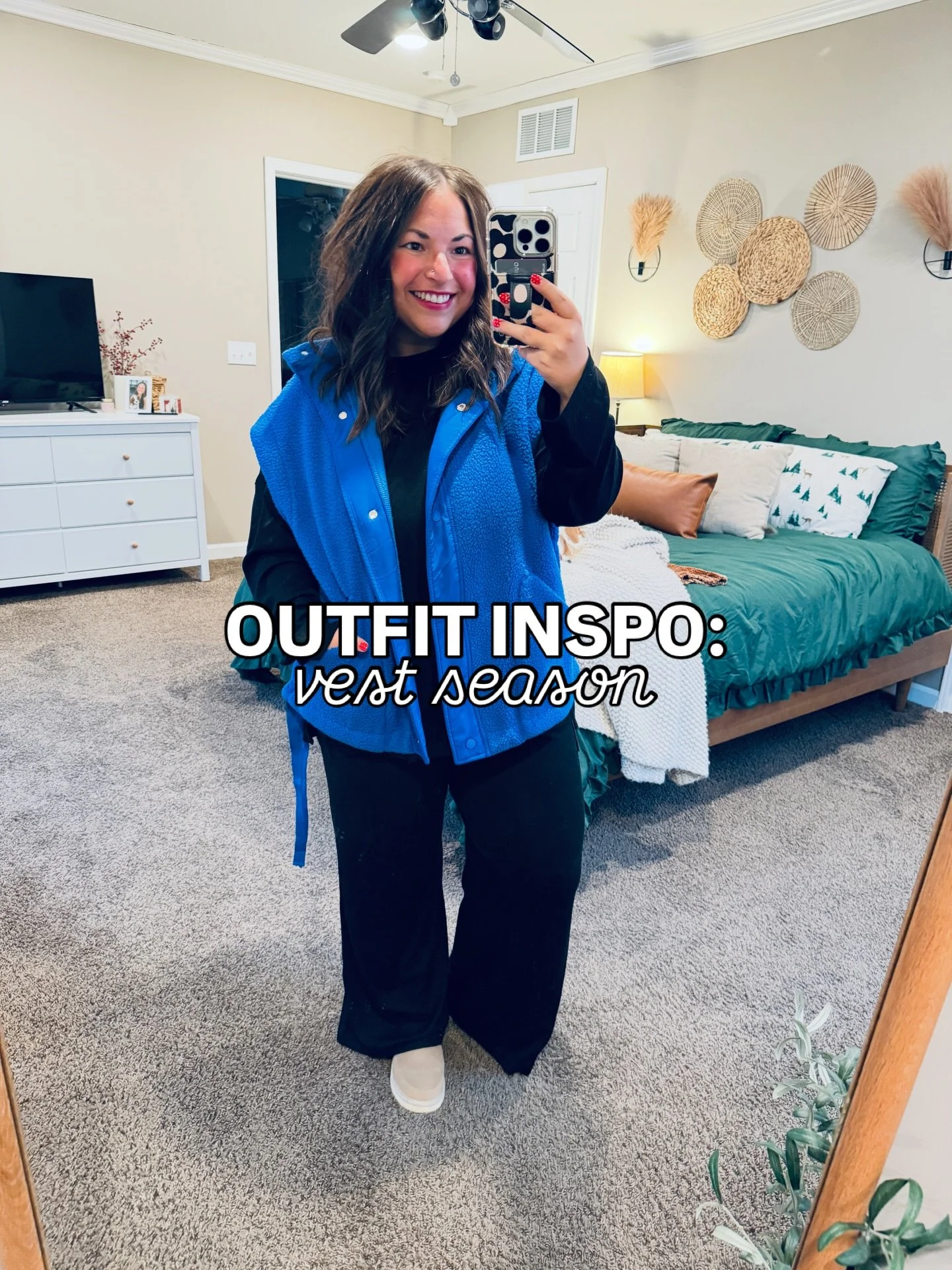 Vest season is officially on. Layering made cute + easy. 💙✨ Rounding up the vests I&rsquo;m loving &mdash; simple layers, big impact. 👏🏼

Comment SHOP below to receive a DM with the link to this post on my LTK ⬇ https://liketk.it/5QsF1 #ltkworkwea