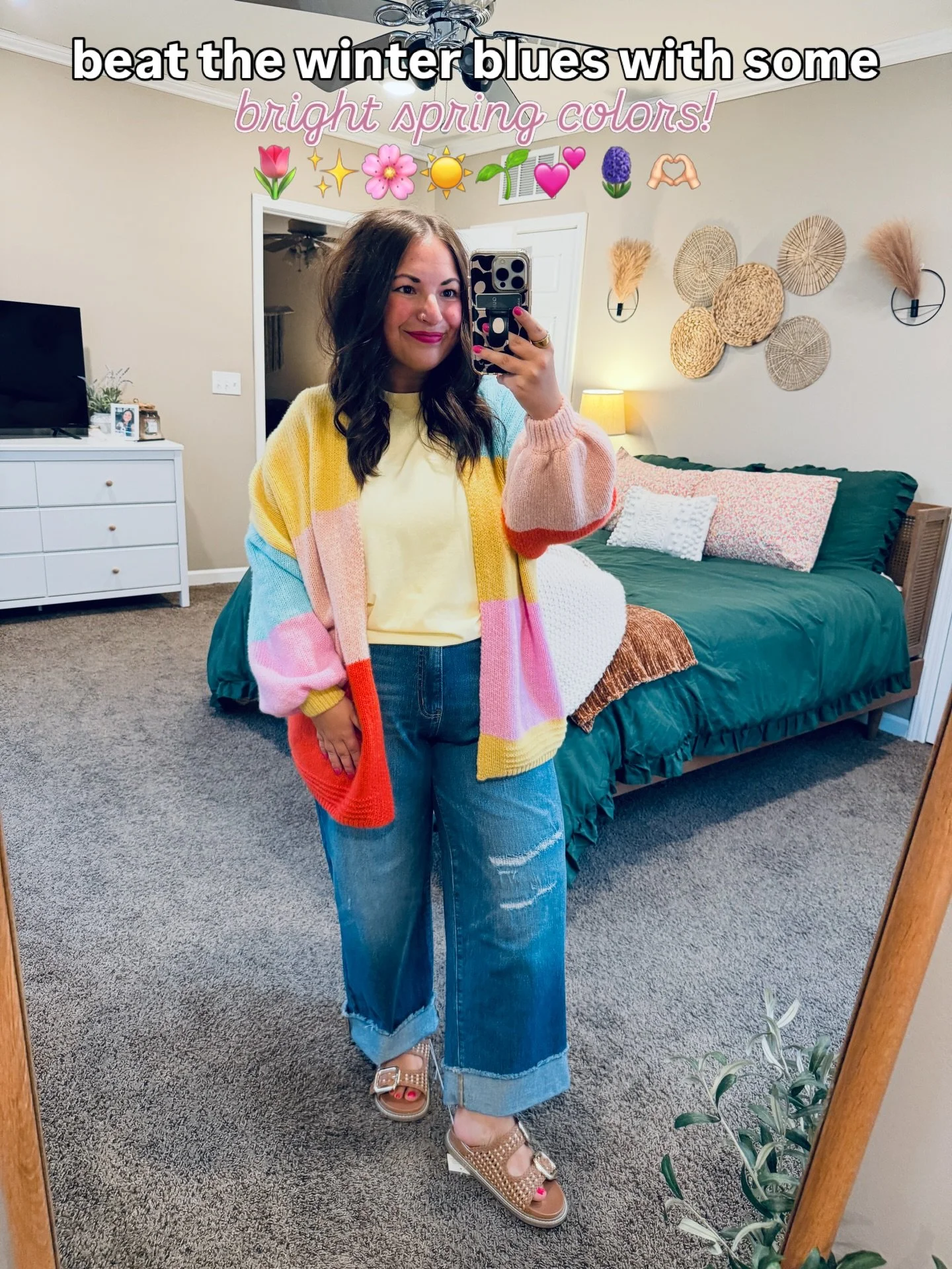 Beat the winter blues with some bright spring colors! 🌷✨🌸☀️🌱💕🪻🫶🏻

Comment SHOP below to receive a DM with the link to this post on my LTK ⬇ https://liketk.it/5Xiga #ltkootd #ltkspring #ltkmidsize