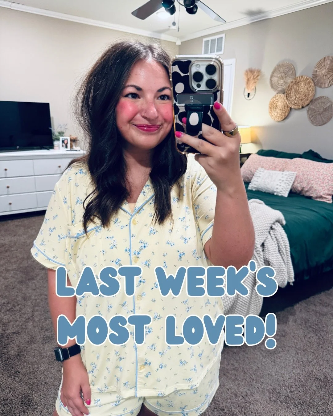 Last week&rsquo;s most loved items are in &amp; it&rsquo;s safe to say&hellip; we are so ready for spring! 🌸  Lots of bright colors, easy layers, &amp; comfy pieces you all are loving. 💛 I&rsquo;ve linked everything here for you &mdash; comment SHO