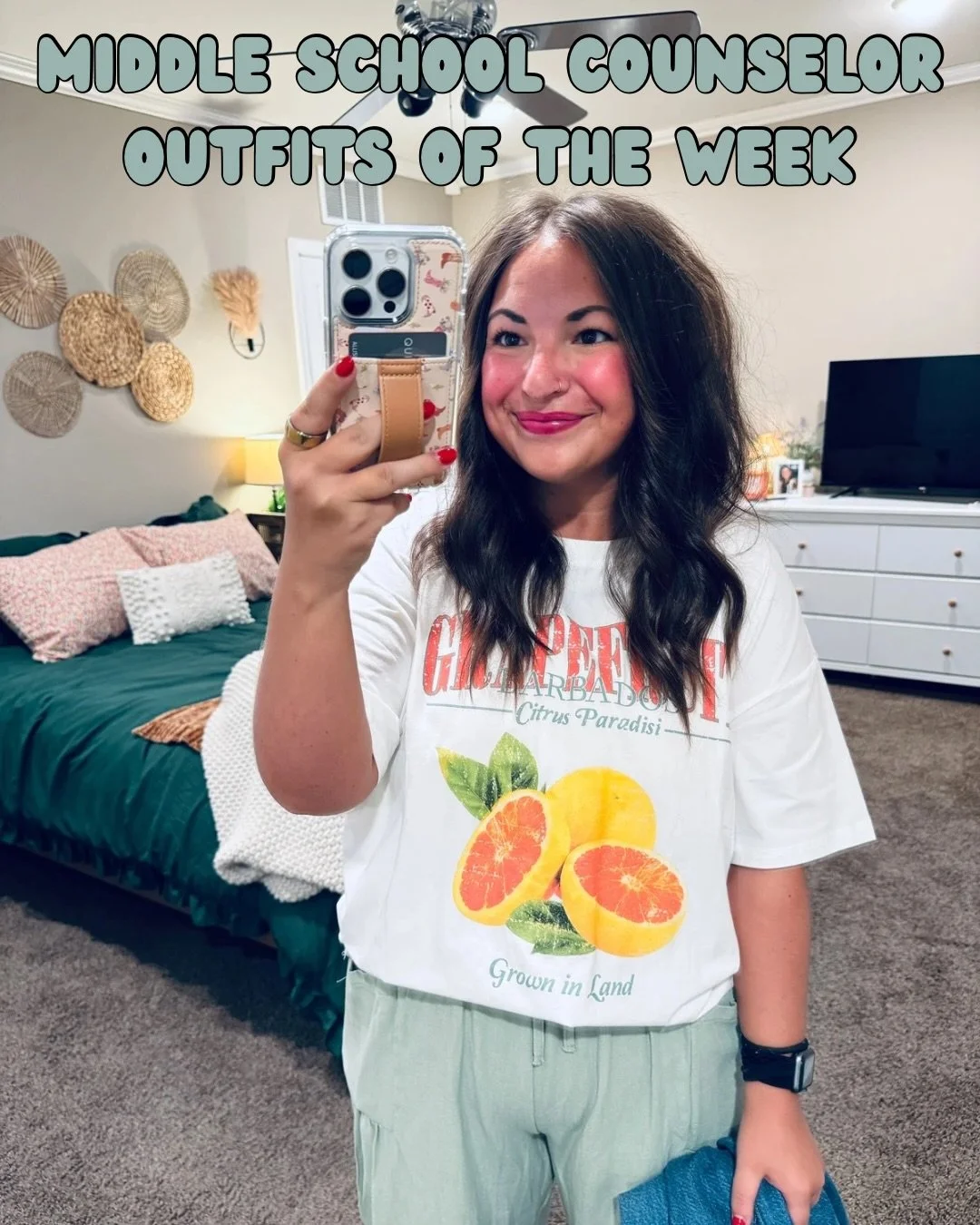 Last week&rsquo;s middle school counselor outfit round up! 🫶🏻⭐️🍑

Comment SHOP below to receive a DM with the link to this post on my LTK ⬇ https://liketk.it/64T7j #ltkmidsize #ltkootd #ltkworkwear