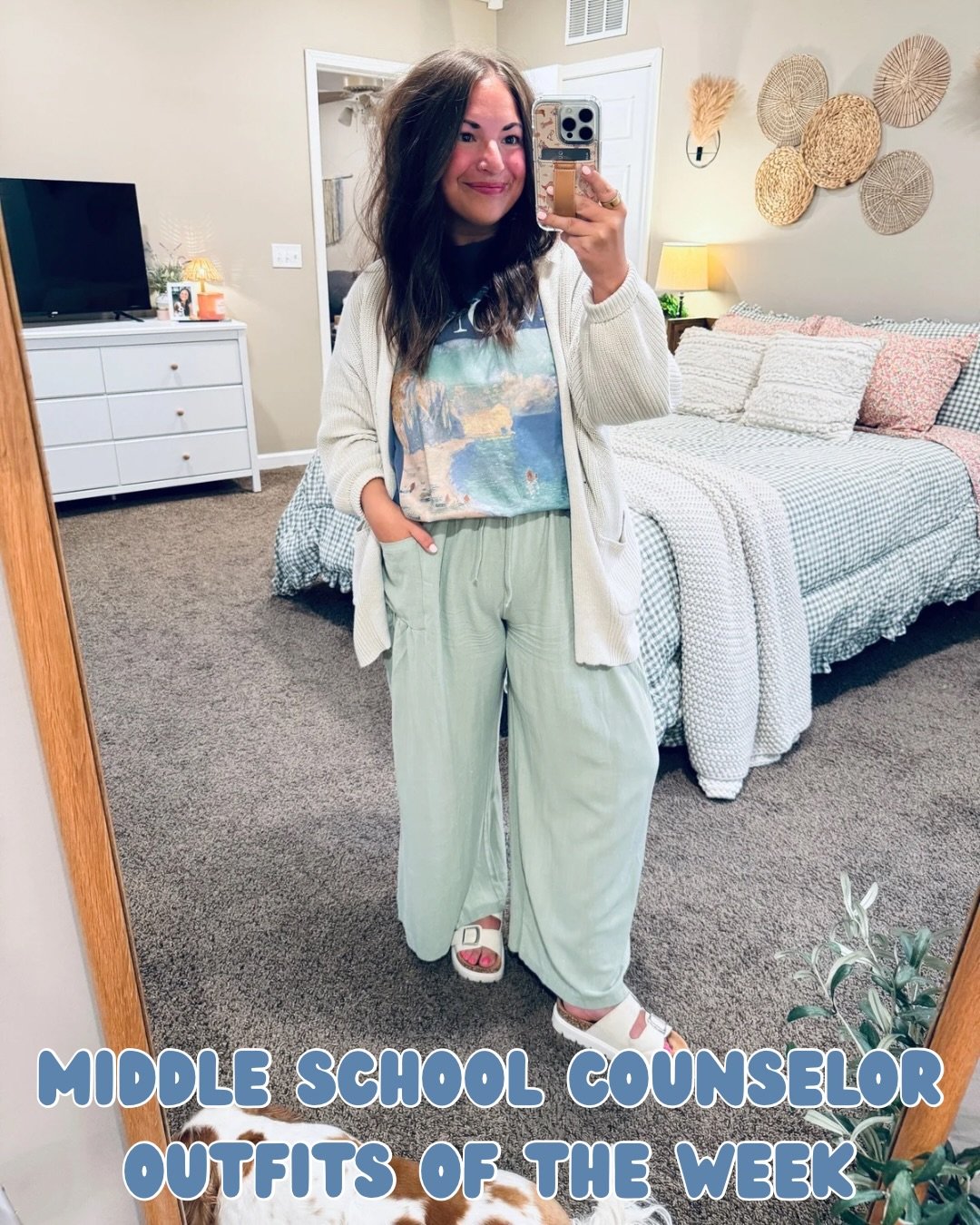 Last week&rsquo;s middle school counselor outfit round up! 🫶🏻

Comment SHOP below to receive a DM with the link to this post on my LTK ⬇ https://liketk.it/67VYE #ltkworkwear #ltkootd #ltkmidsize