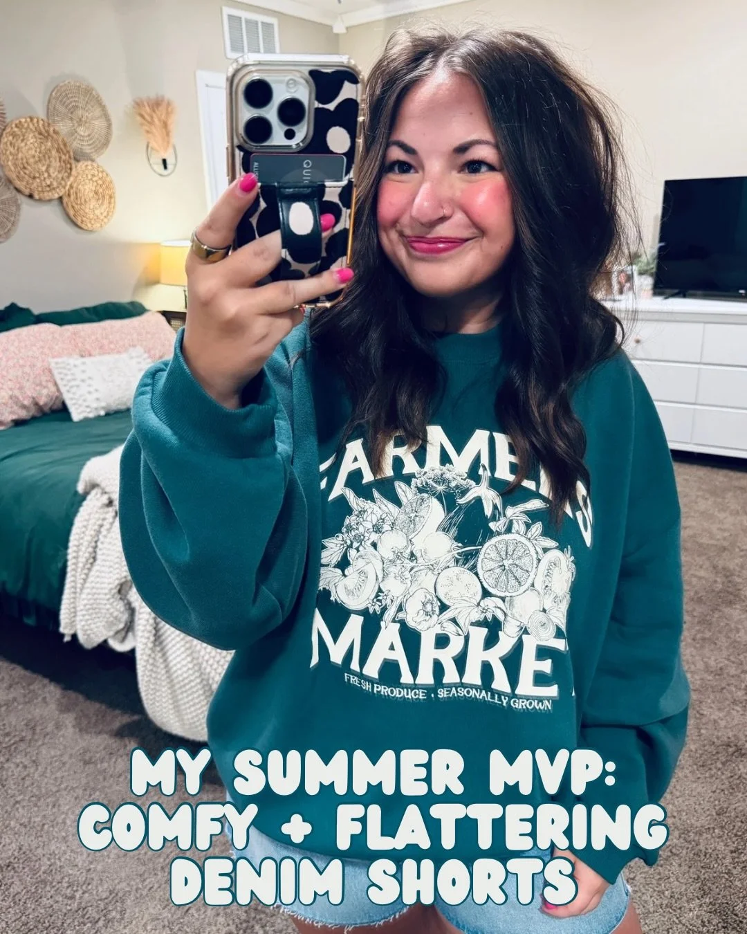 my summer mvp: comfy + flattering denim shorts! 👏🏻

Comment SHOP below to receive a DM with the link to this post on my LTK ⬇ https://liketk.it/68lLl #ltkmidsize #ltkootd #ltkseasonal