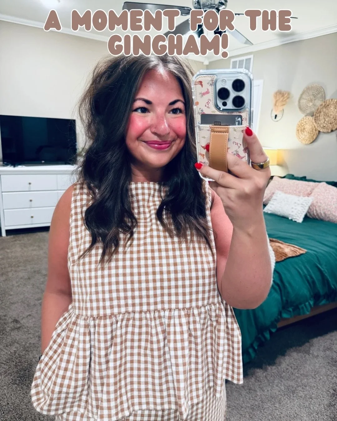 Gingham is having a moment &amp; I&rsquo;m fully here for it! 👏🏻 From dresses to sets to easy everyday pieces&hellip; this print just works every single time! Cute, classic, &amp; perfect for spring &amp; summer! 🤎

Comment SHOP below to receive a