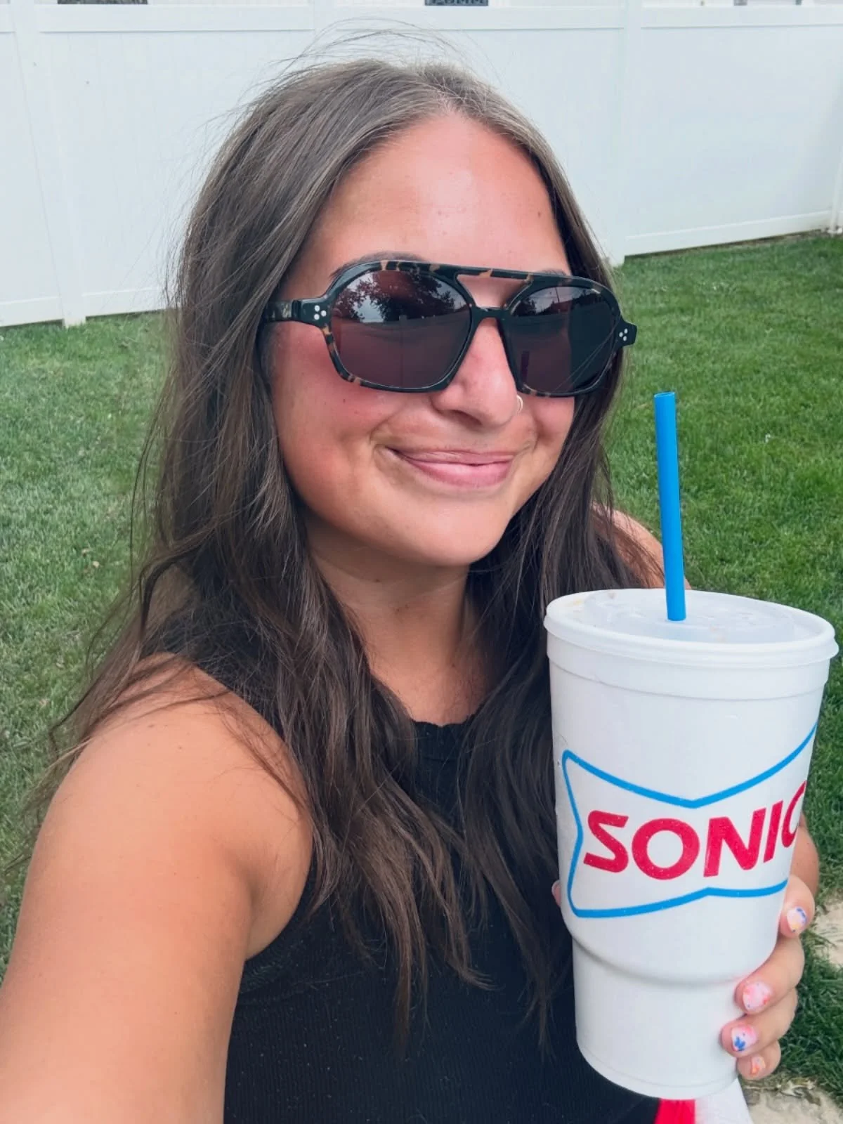 cheers to sunshine, @sonicdrivein, &amp; summer break ☀️🥤✌🏼

check my stories for a lil giveaway 😏
