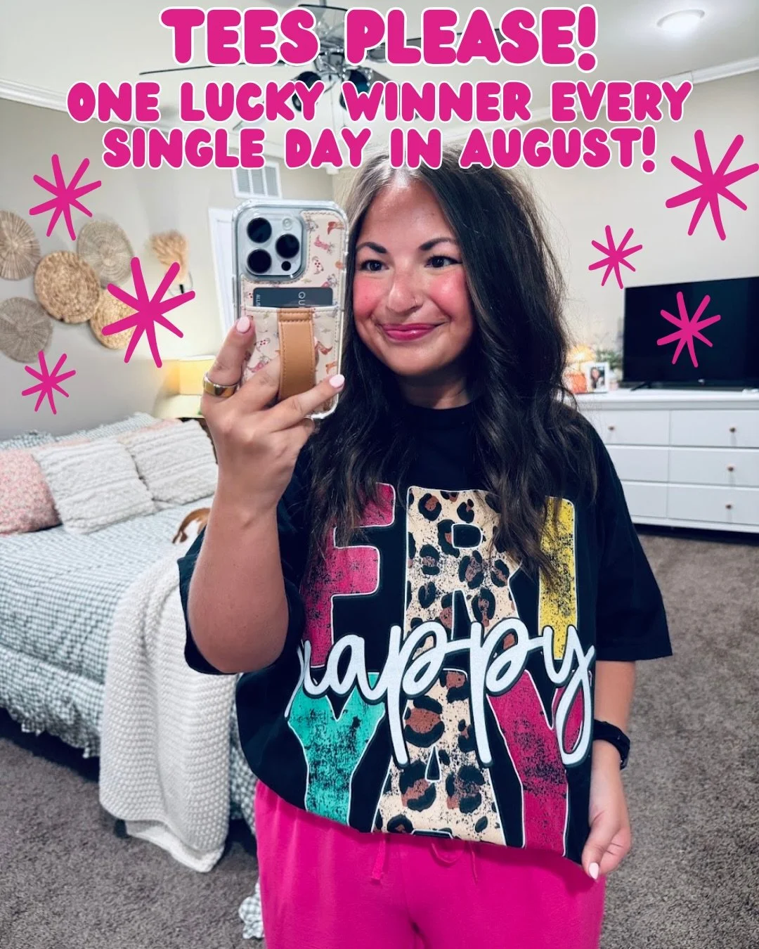 📝🚌🍏TEES PLEASE - TEE A DAY GIVEAWAY - DAY TWELVE! 📚✏️🍎
You can never have too many graphic tees right?! To celebrate school starting soon, I&rsquo;m giving away ONE tee EVERY DAY in August! 👏🏻🚌🍎 The winner will get to choose their tee from m