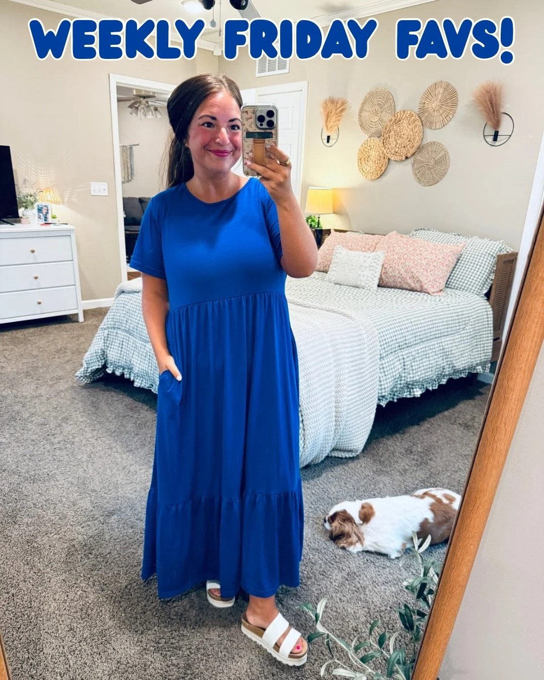 A little bit of this, a little bit of that, a whole lot of cuteness!!! 💙 Found some great seasonal pajama sets from @walmart &amp; some cutie dresses from @amazon! Both are going to help me start the school year off right! 👏🏻 Comment FRIDAY for li