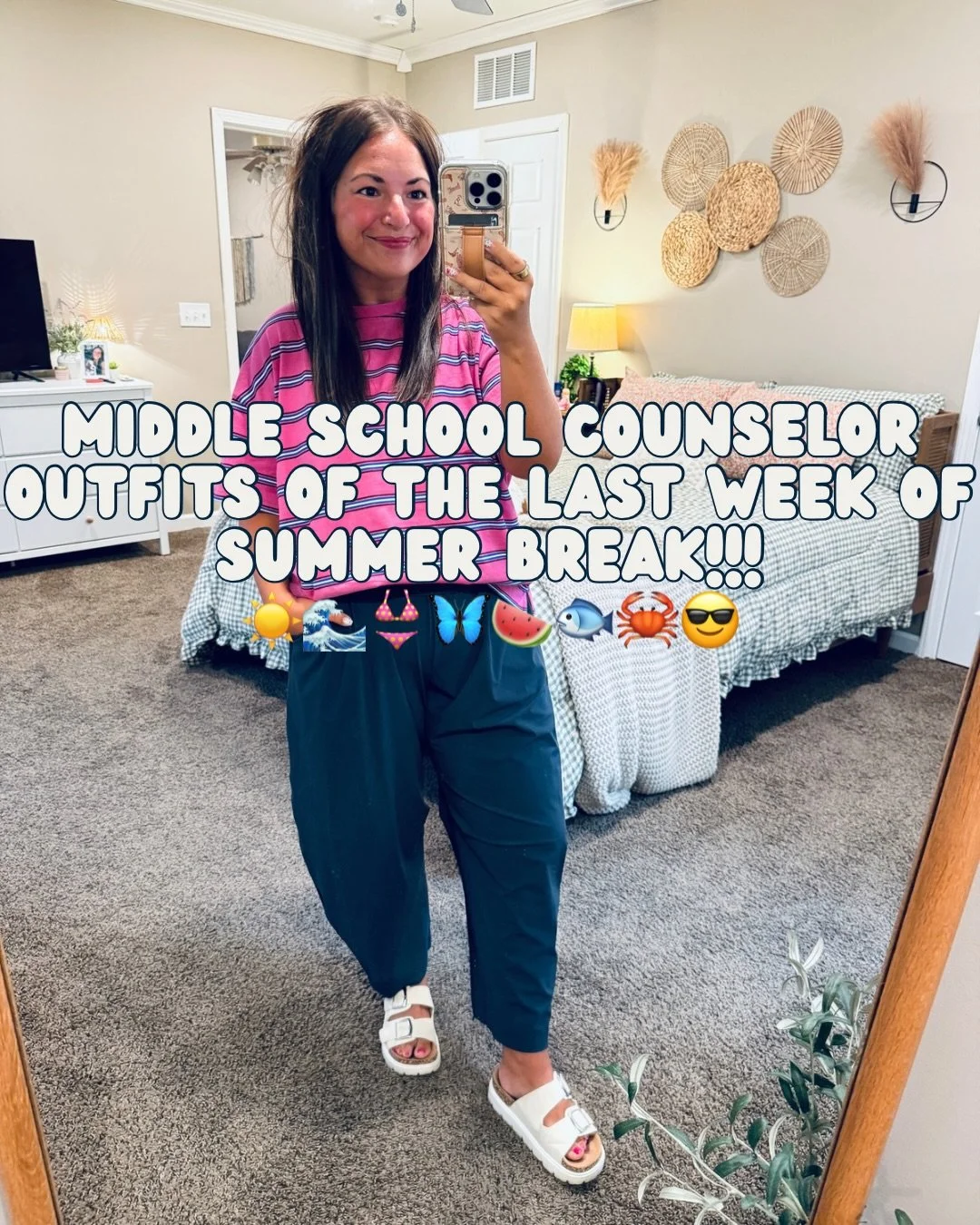 Last week was my last week of summer, so here&rsquo;s my little weekly outfit round up of what I wore to work on schedules &amp; put my office back together! 💓

#LTKootd #LTKSeasonal #LTKMidsize

Comment SHOP below to receive a DM with the link to t