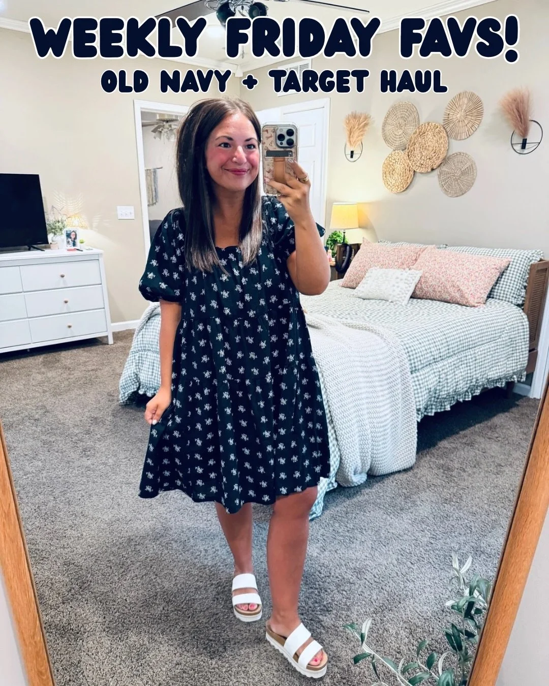My Friday favs post is pretty big, so I&rsquo;m splitting it into three parts so y&rsquo;all get to see everything because it&rsquo;s that good! 👏🏻 Today I&rsquo;m sharing a mini @target + @oldnavy haul! ☀️ Comment FRIDAY for links! 🫶🏻