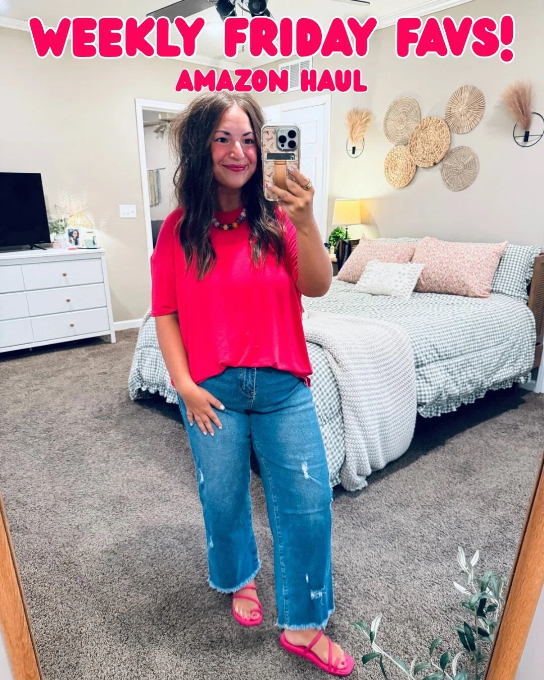 My Friday favs post is pretty big, so I&rsquo;m splitting it into three parts so y&rsquo;all get to see everything because it&rsquo;s that good! 👏🏻 Today I&rsquo;m sharing a mini @amazon haul + some cutie graphic tees from @thepressedmama &amp; @he