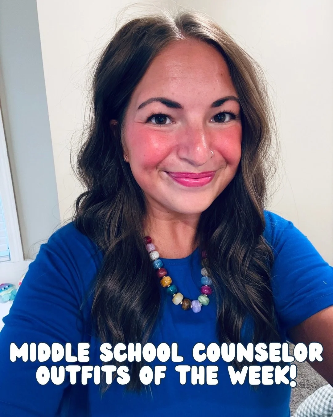 Last week&rsquo;s middle school counselor outfit round up! 🩵🌈💫🍎🫶🏻

#LTKMidsize #LTKWorkwear #LTKootd

Comment SHOP below to receive a DM with the link to this post on my LTK ⬇ https://liketk.it/6lZEn