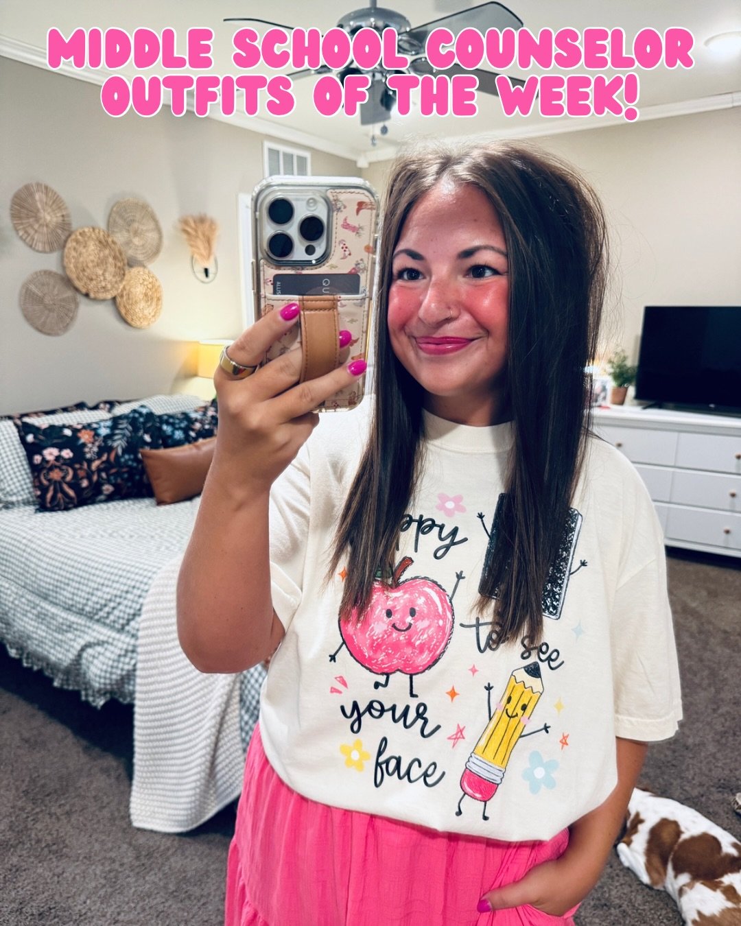 Last week&rsquo;s middle school counselor outfit round up! 💓🌈💫🍎🫶🏻 + this weekend&rsquo;s game day fit!

#LTKootd #LTKMidsize #LTKWorkwear

Comment SHOP below to receive a DM with the link to this post on my LTK ⬇ https://liketk.it/6mM1A