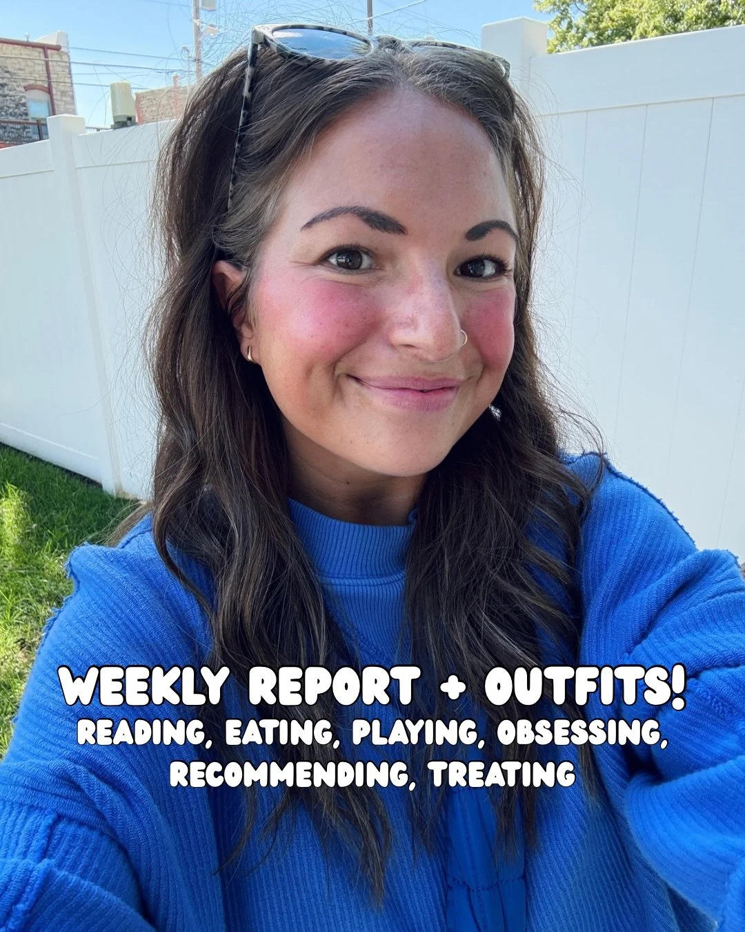 Week four of a new lil weekly series after seeing it on tiktok! My weekly report + outfits 🫶🏻 lmk what you think in the comments!

R- Reading (a book, article, or thing read)
E- Eating (a memorable meal, snack, or drink)
P- Playing (games, hobbies,