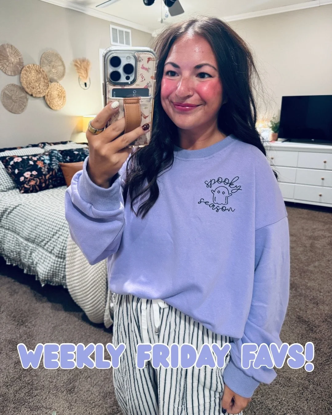 A little bit of this, a little bit of that, a whole lot of cuteness!!! 🫶🏻 Found some great pieces from @amazon, @walmart, @oldnavy &amp; @target to help me transition to my fav season&hellip; FALL!! 🖤🍂🫶🏻🏈✨ Plus I found some cutie pieces for sp