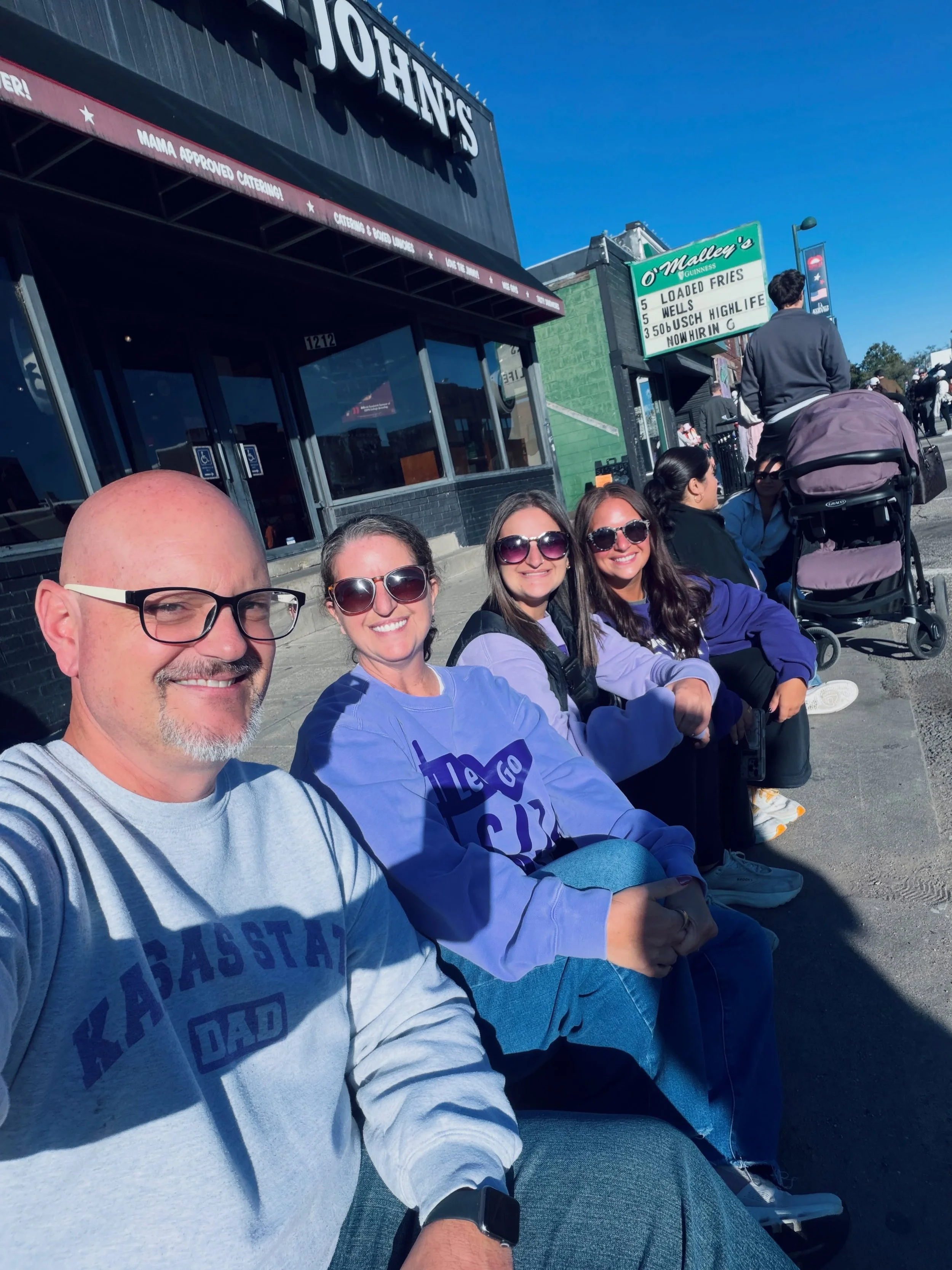 10 years later &amp; K-State still feels like home! 💜 loved spending Homecoming weekend with my family!