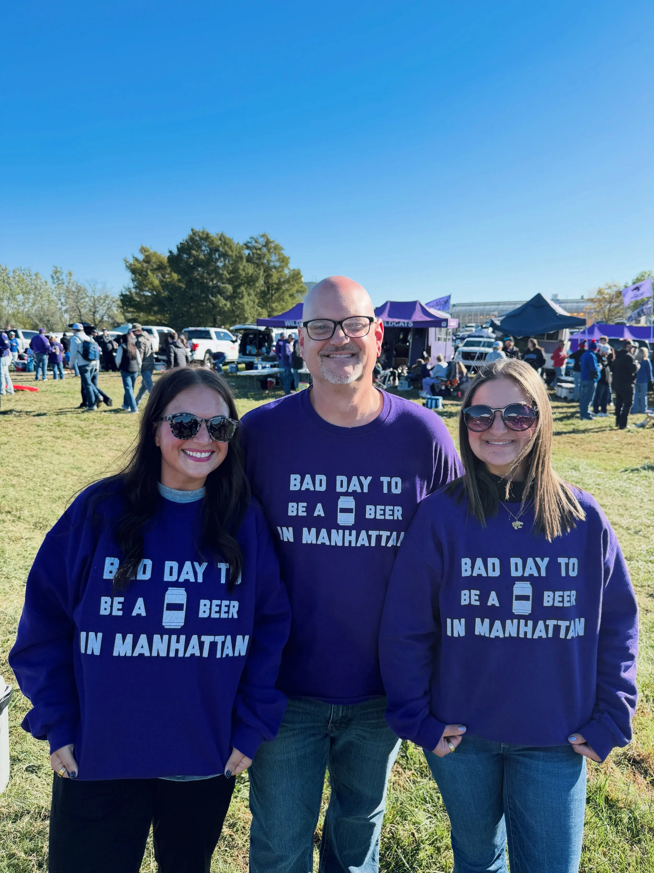 bad day to be a beer or a jayhawk fan in manhattan!! 😈🌻🏈 18 straight!