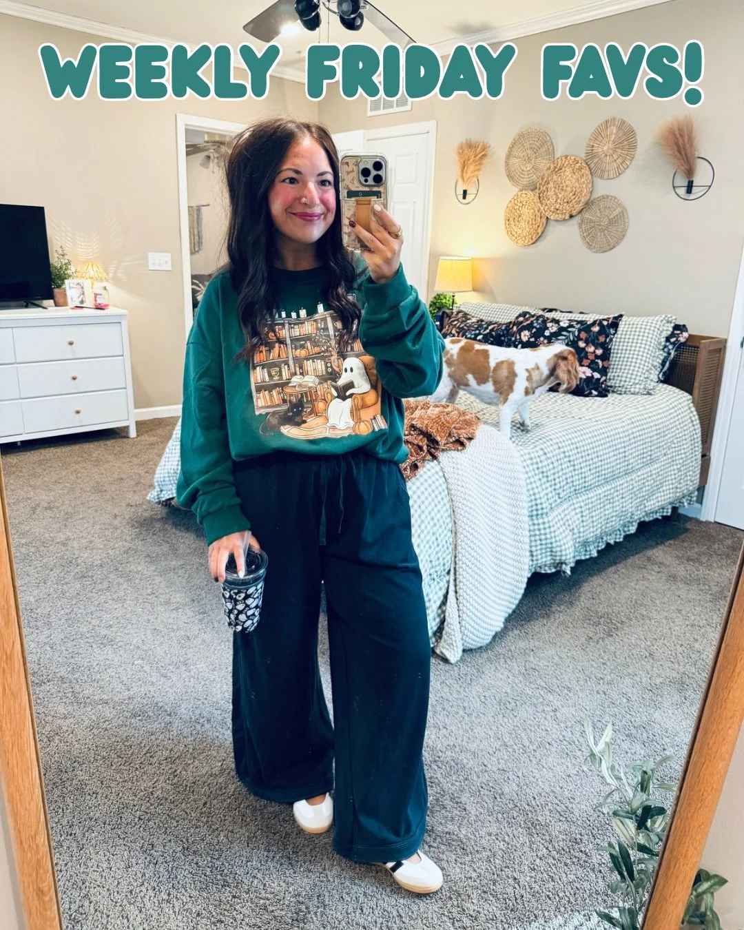A little bit of this, a little bit of that, a whole lot of cuteness!!! 🫶🏻 Found some great pieces from @amazon, @crocs &amp; @target to help me transition to my fav season&hellip; FALL!! 🖤🍂🫶🏻🏈✨ Plus I found some cutie pieces for spooky season!