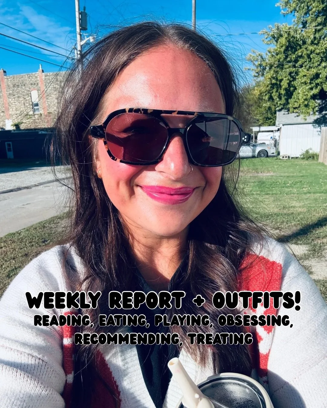 Week six of a new lil weekly series after seeing it on tiktok! My weekly report + outfits 🫶🏻 lmk what you think in the comments!

R- Reading (a book, article, or thing read)
E- Eating (a memorable meal, snack, or drink)
P- Playing (games, hobbies, 