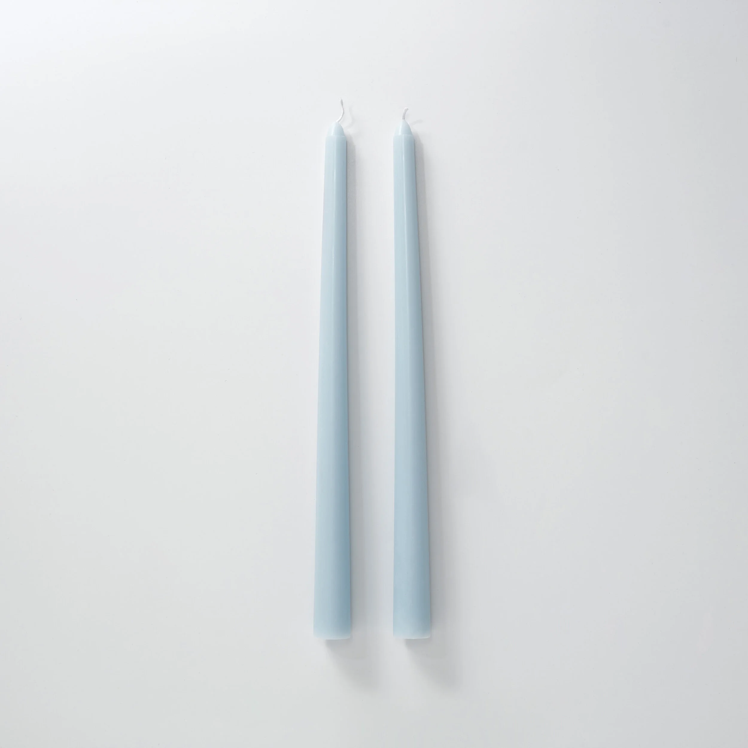 AQUA TAPERED CANDLES (PAIR)