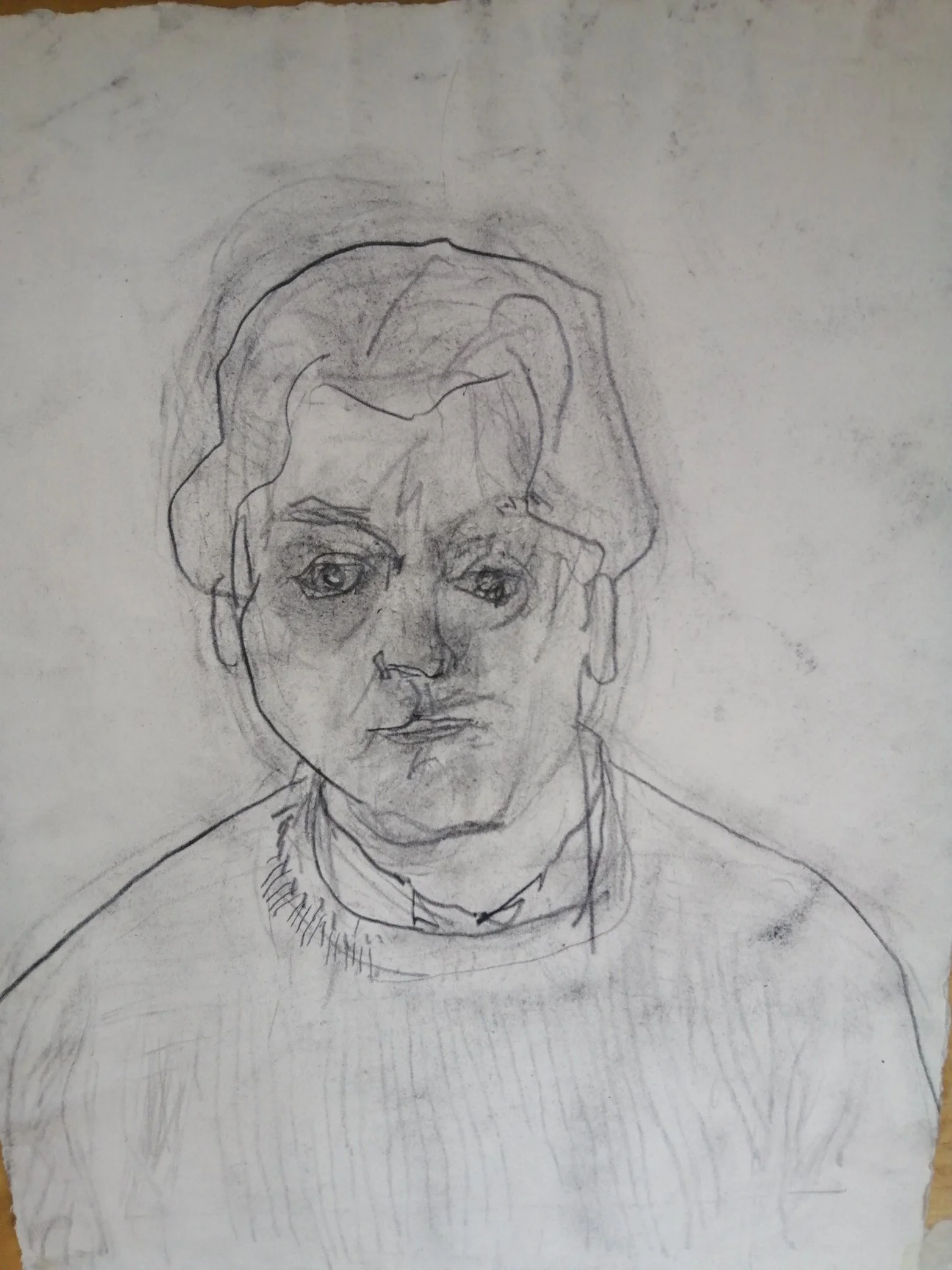 Portrait of David, 2015, Graphite on paper, 
23 x 18 ins
