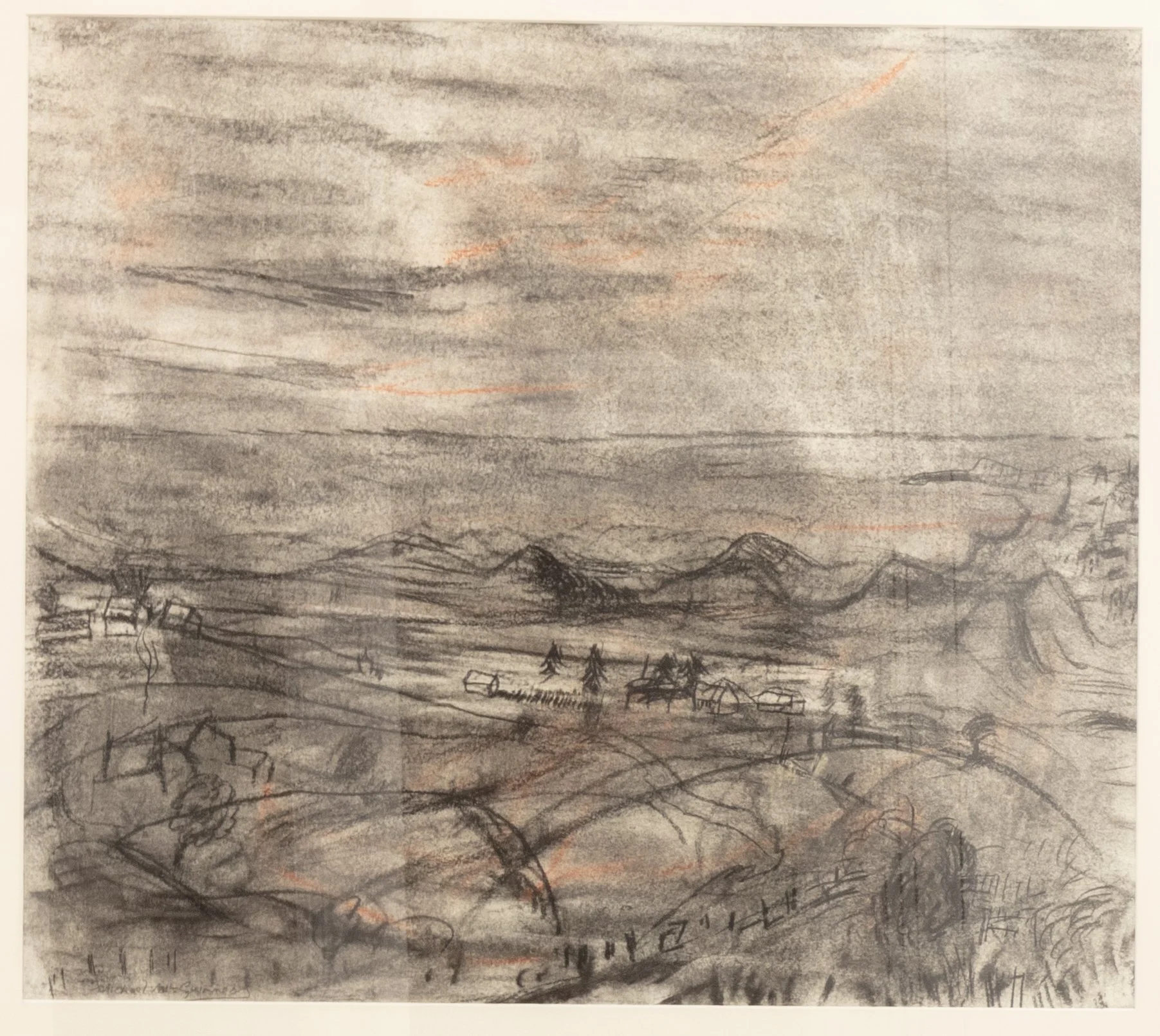 North Coast Seascape, 2010, Pencil on paper, 22 x 26 ins