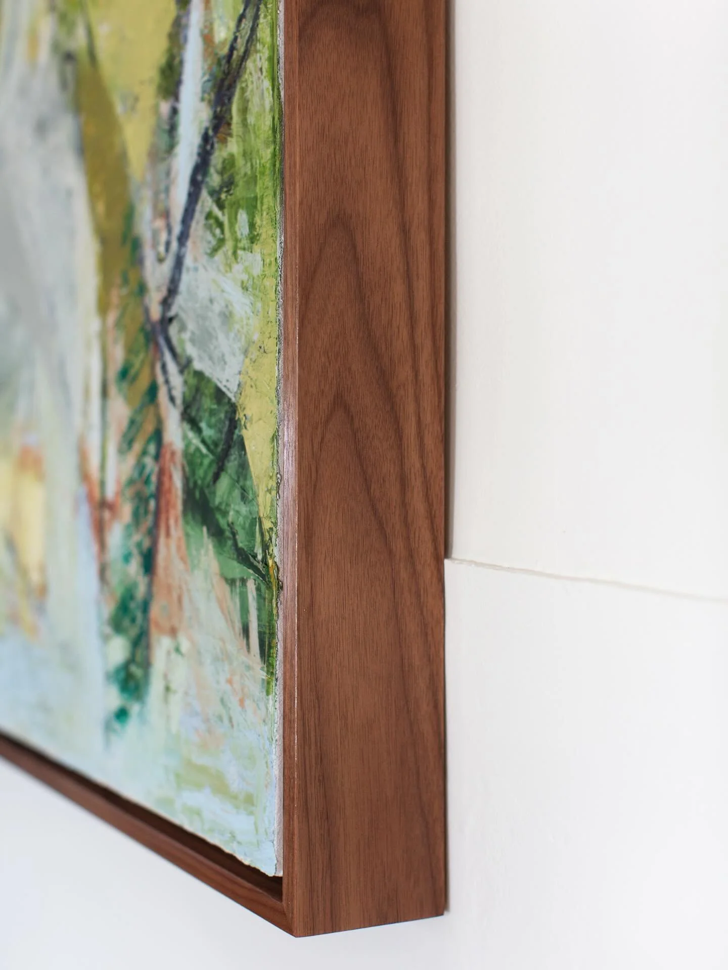 This winter, on two separate occasions, clients requested float frames in walnut and cherry - two wood types our usual frame supplier couldn&rsquo;t provide. Since I wanted to offer a quicker turnaround than our go-to local shops, Michael offered to 