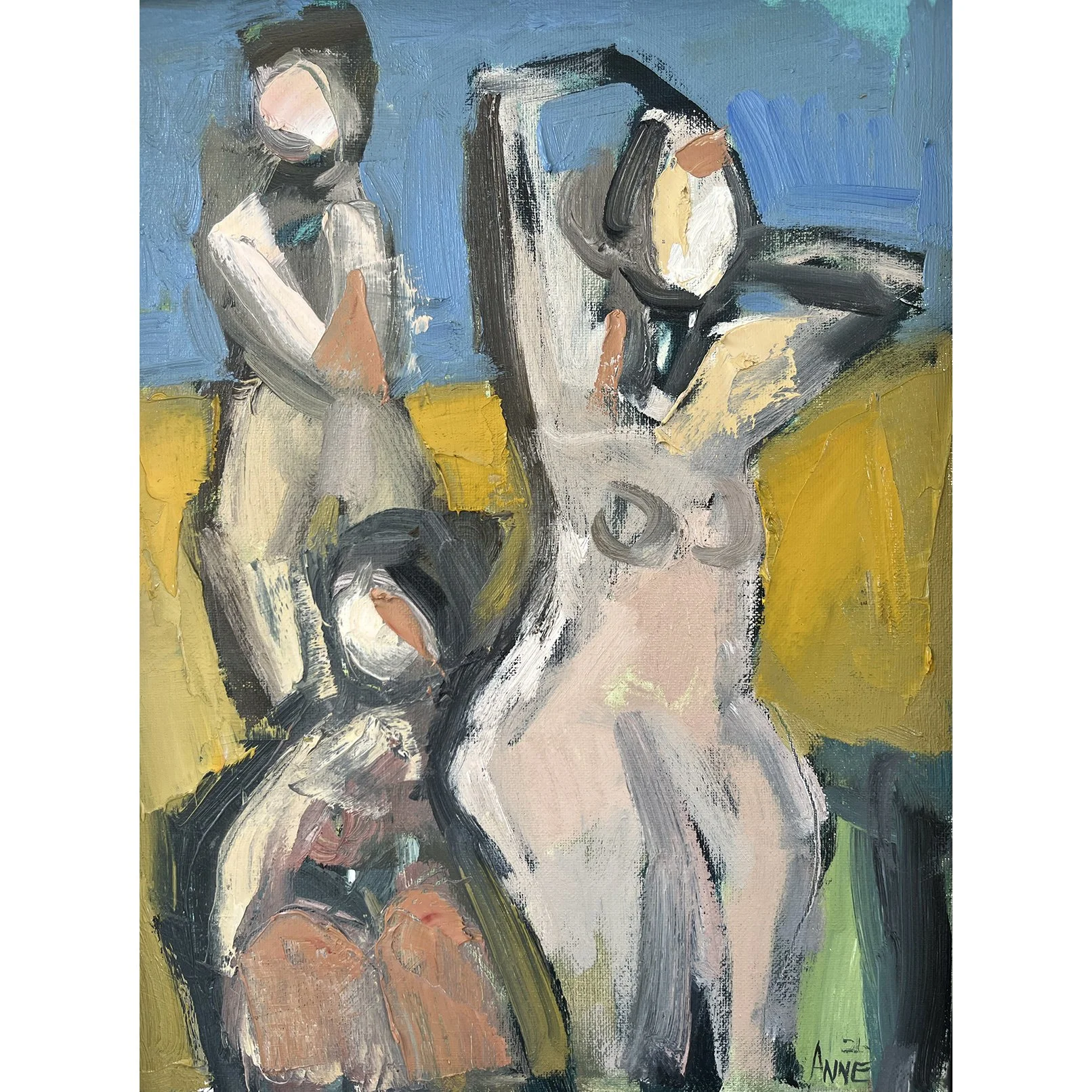 Cezanne Inspired Bathers