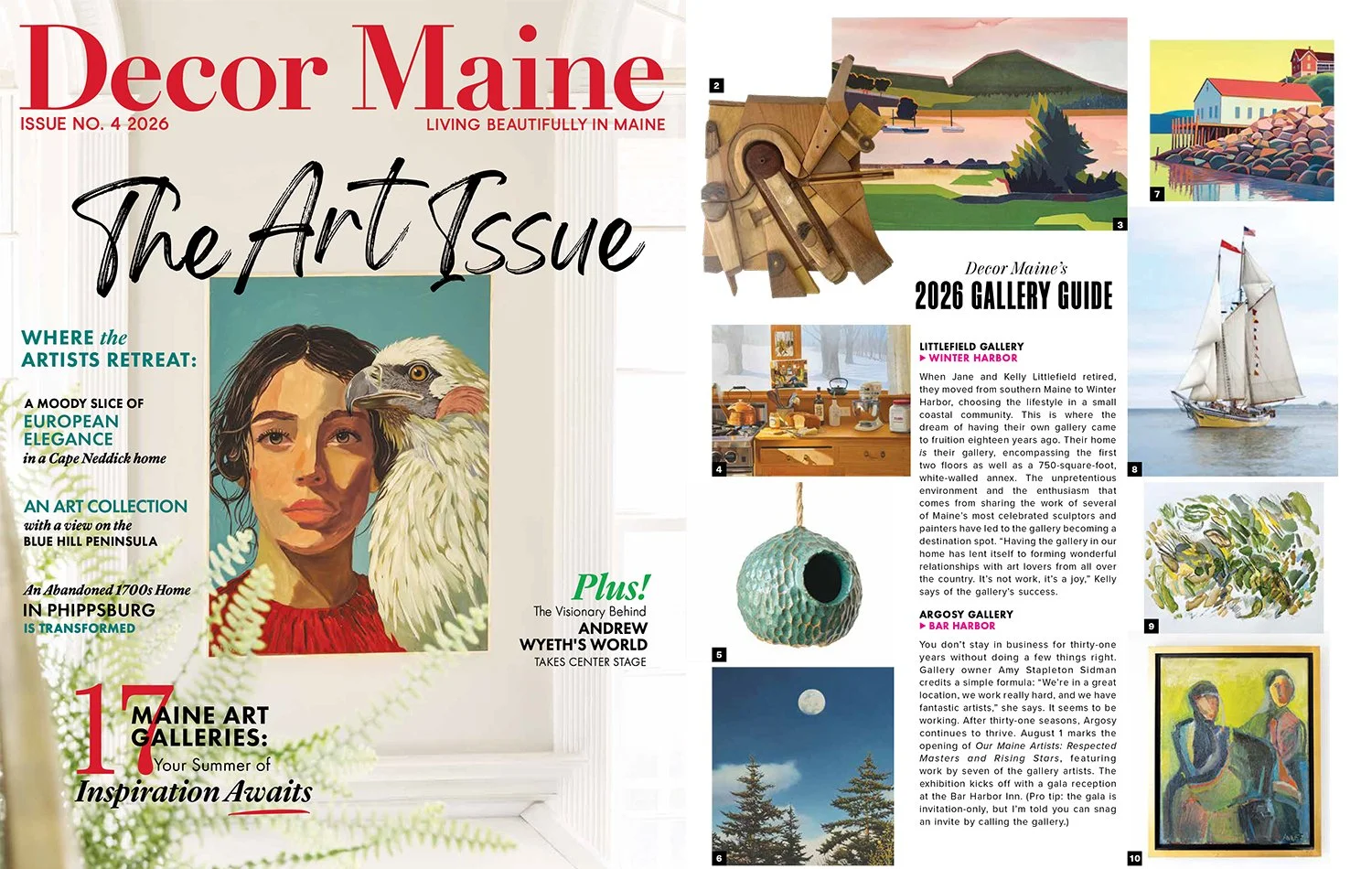 2026 Decor Maine Art Issue