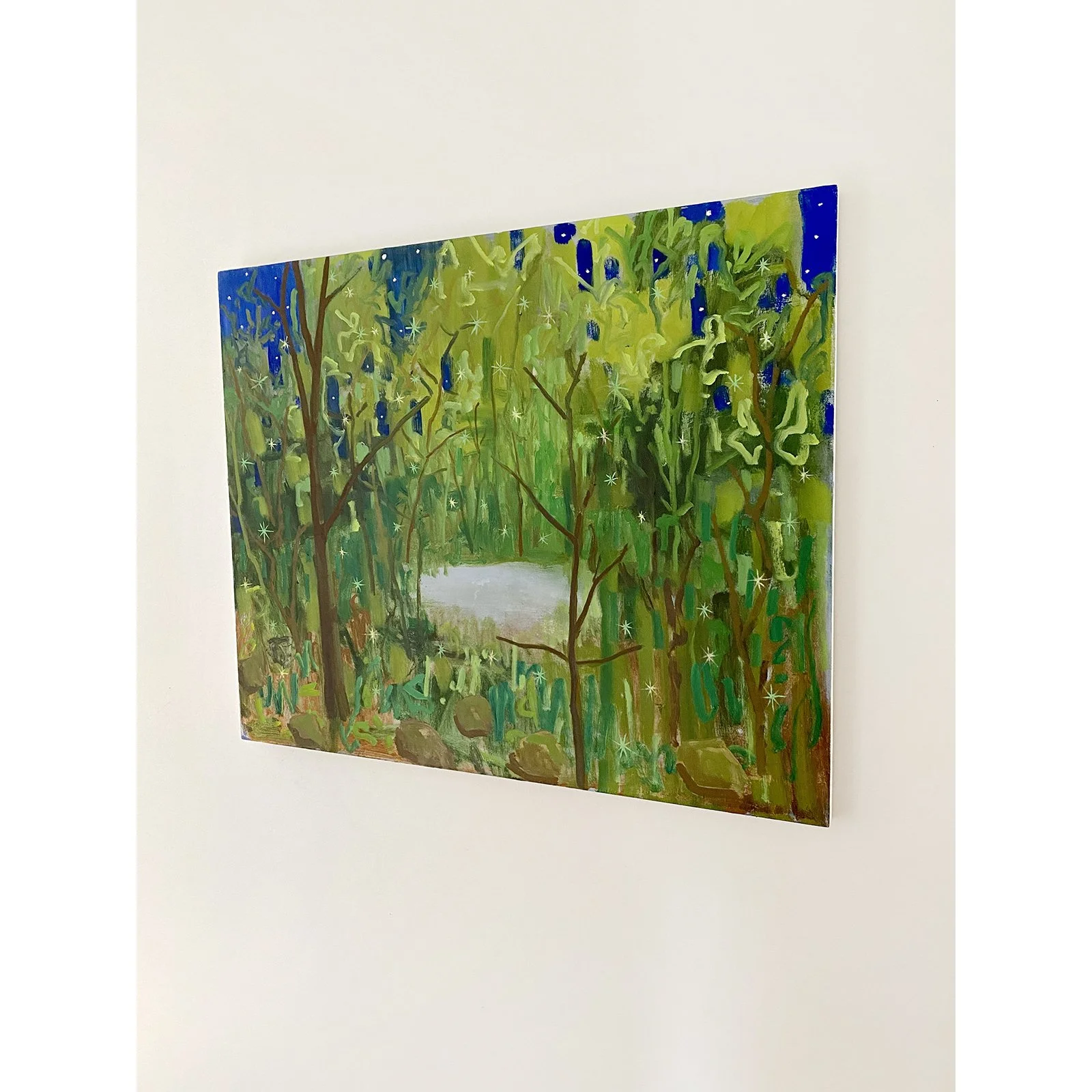 Pond Fireflies Painting by Richard Kooyman.jpg