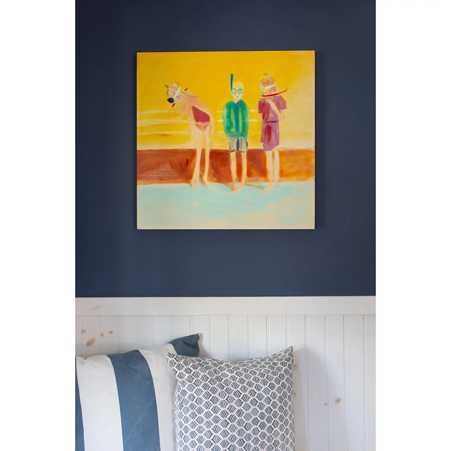 At the Pool Painting by Megan Magill.jpg