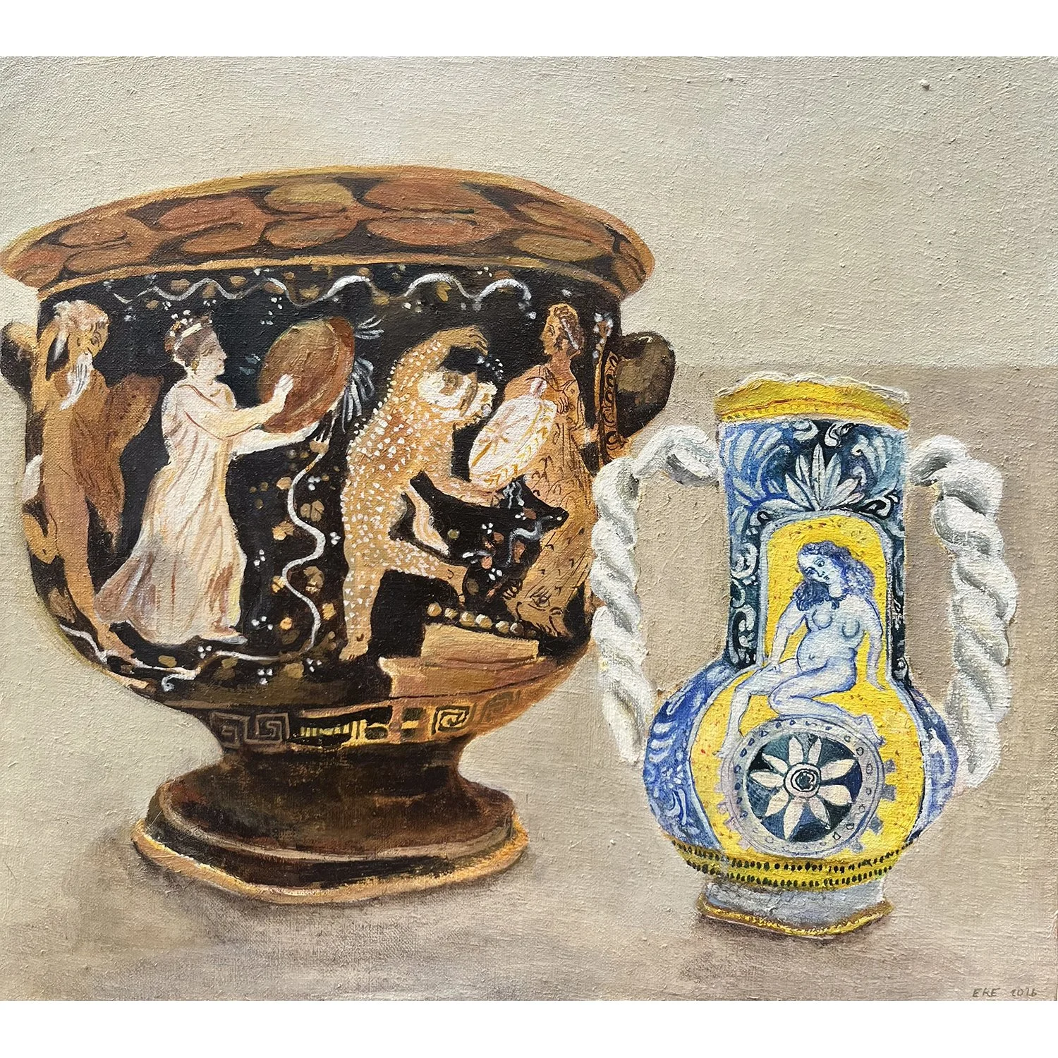 Two Pots, Dancing