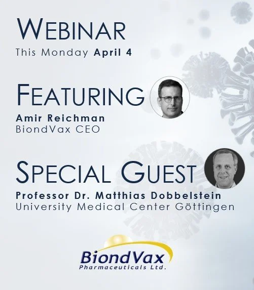 BiondVax Analyst &amp; Investor Webinar in Hebrew - בעברית