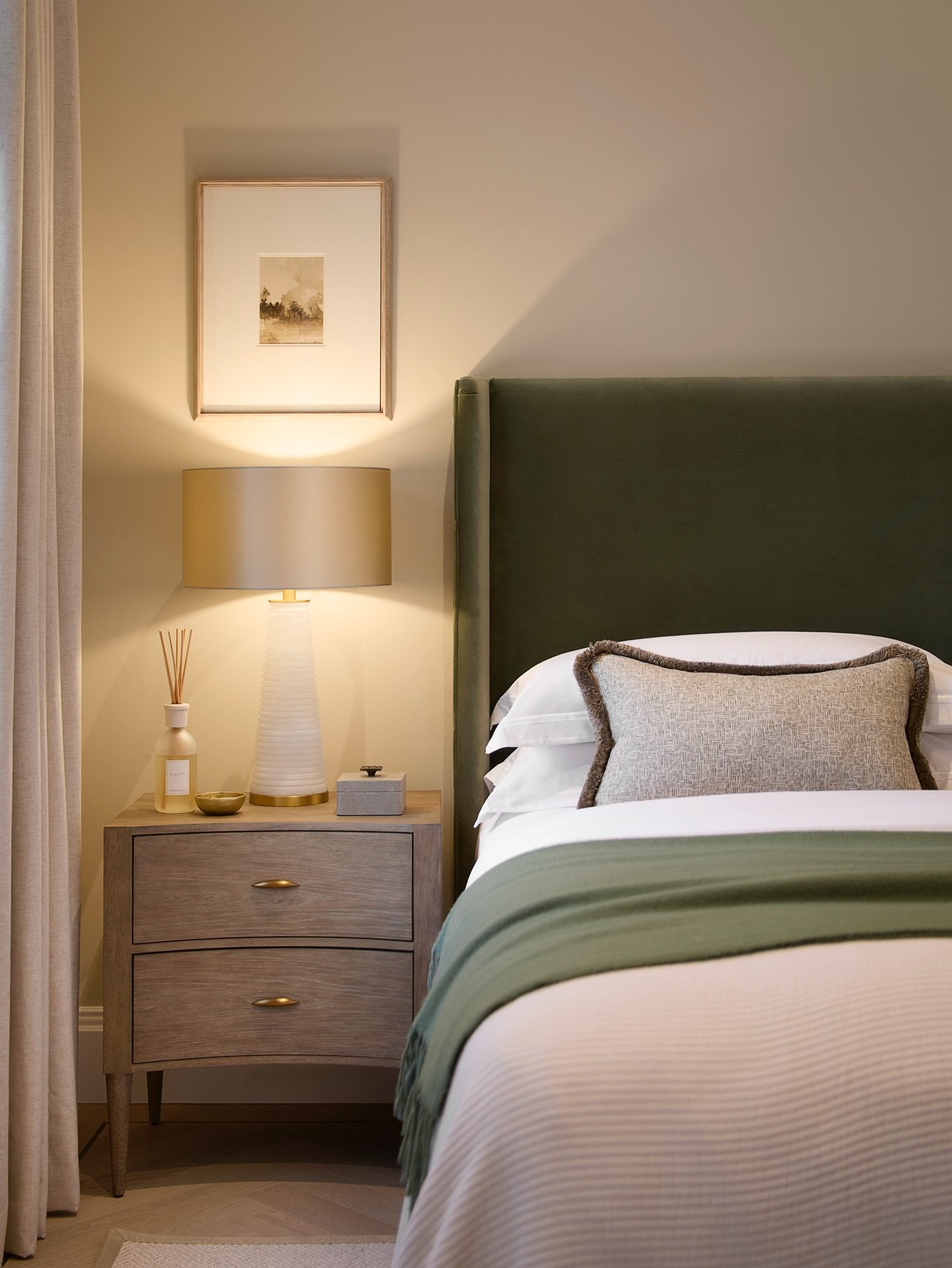 I love using colour in a way that doesn&rsquo;t make the room feel too busy and loud. Colors for me should be muted, this will make a space instantly feel calmer, giving a quiet sense of luxury. When you choose a colour it&rsquo;s nice to choose othe