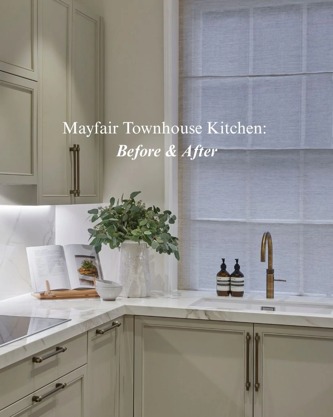 Our clients were drawn to a neutral kitchen so this was never about reinvention, but about refinement. A considered palette of soft neutrals, paired with refined wood flooring and subtle brass accents, brings a quiet sense of elegance to the space. S