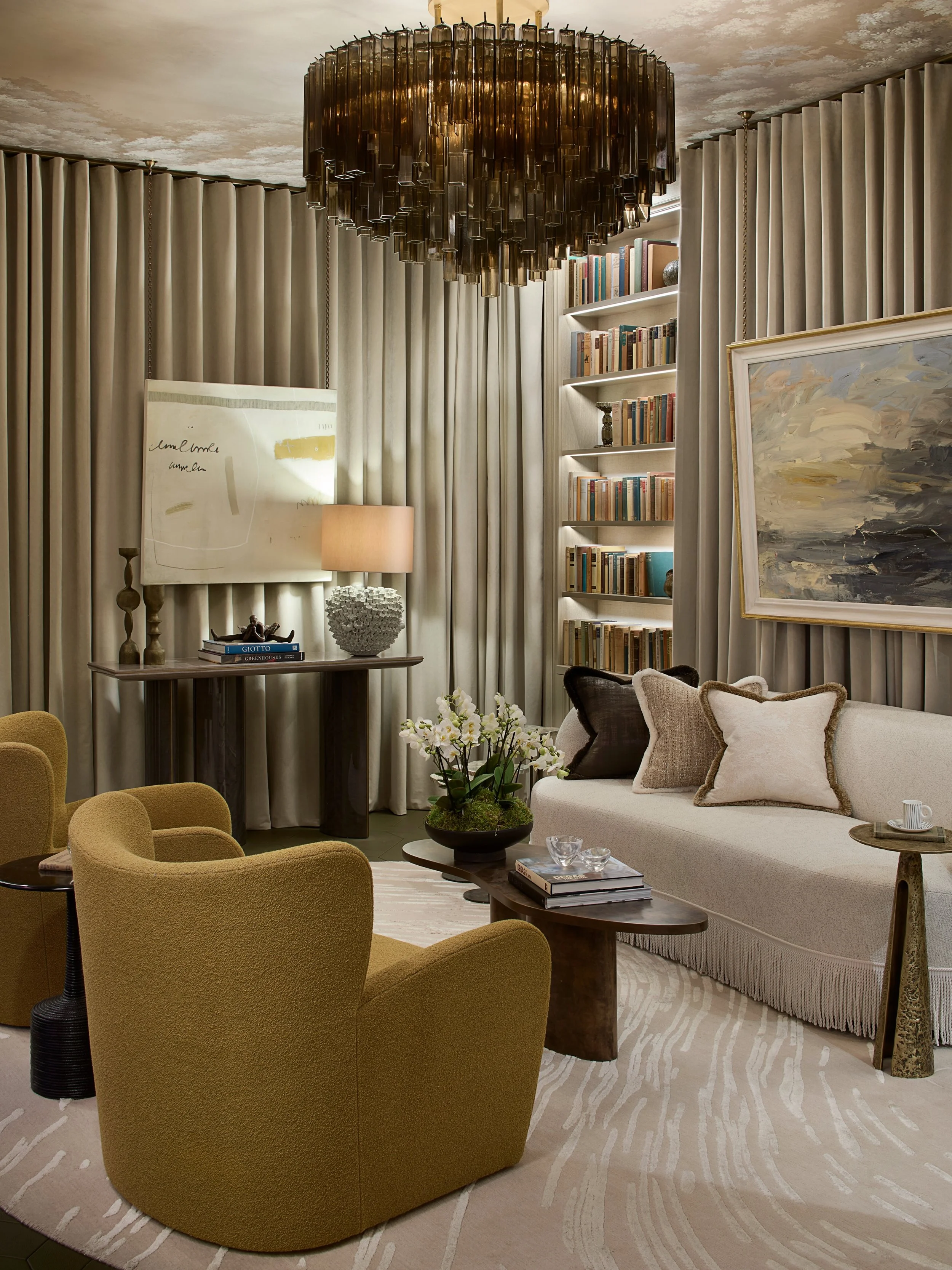 As the opening day of WOW!house approaches, we find ourselves looking back at the Library we designed in collaboration with Chase Erwin for the 2024 exhibition. It&rsquo;s hard to believe two years have passed.

Inspired by Swan Lake, the room was co