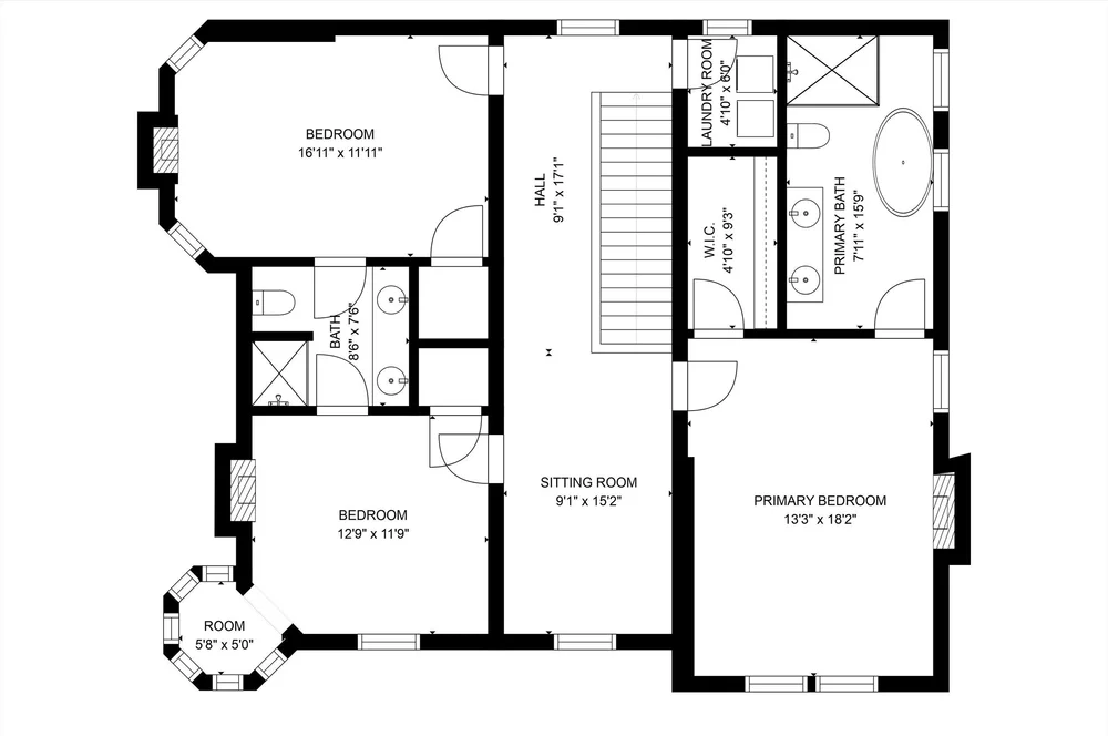 Ransom Gillis House 3 Bedroom Historic Brownstone FOR SALE Brush Park, Detroit, MI 48201