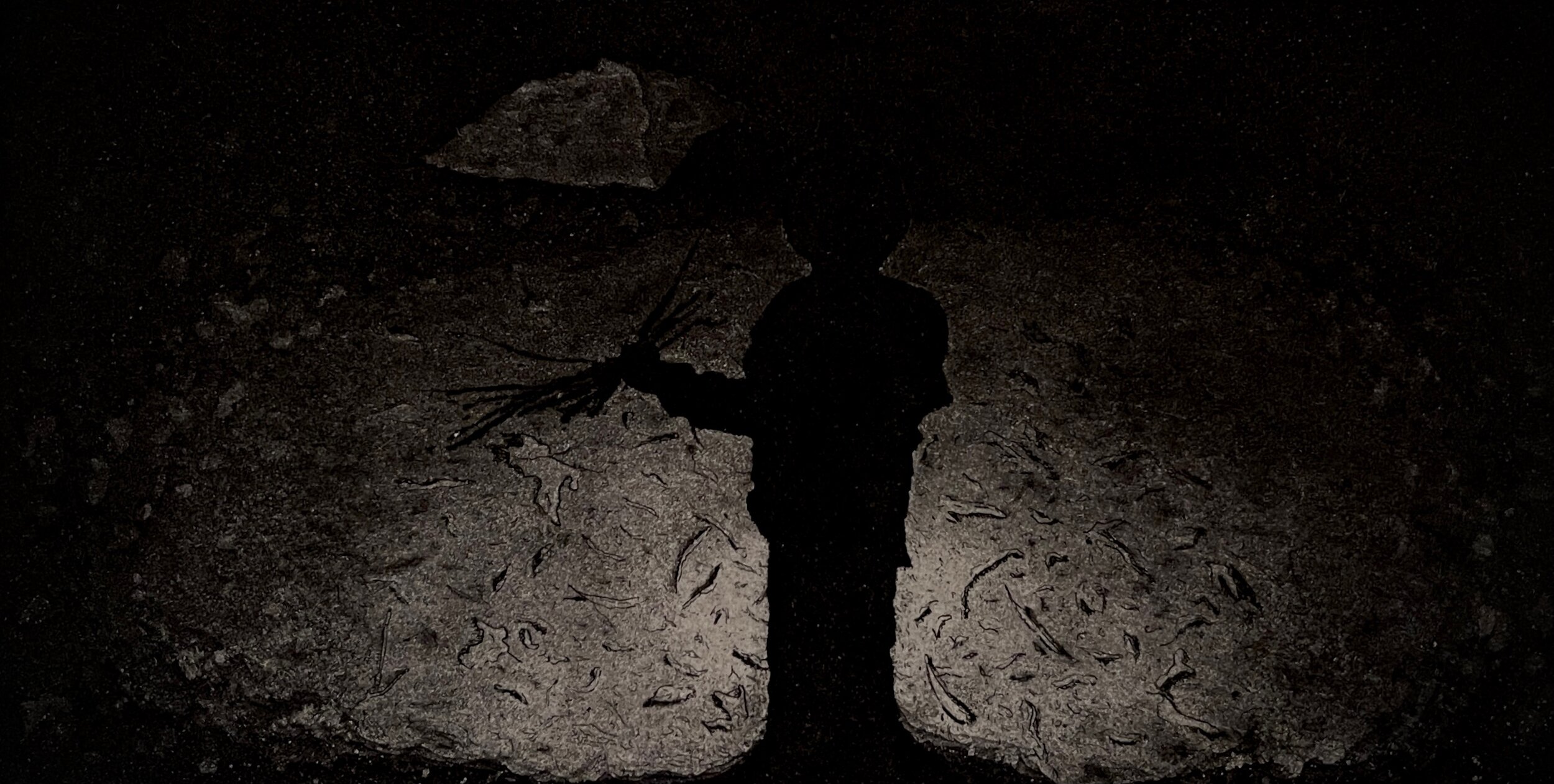 Playing with Fire, 5.5"  x 2.5", Intaglio, 2015