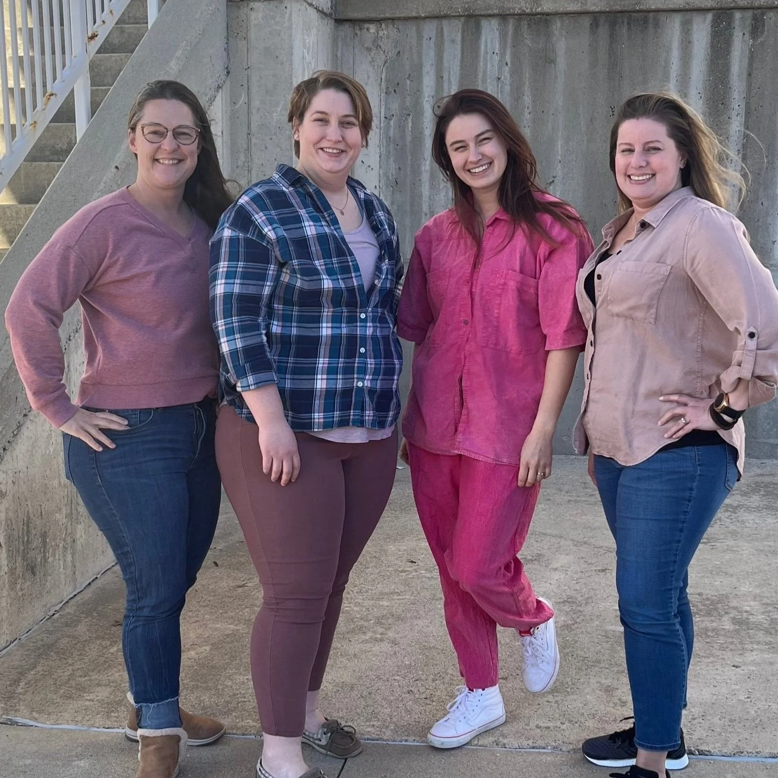Hope, Michelle, Emily, and Melissa