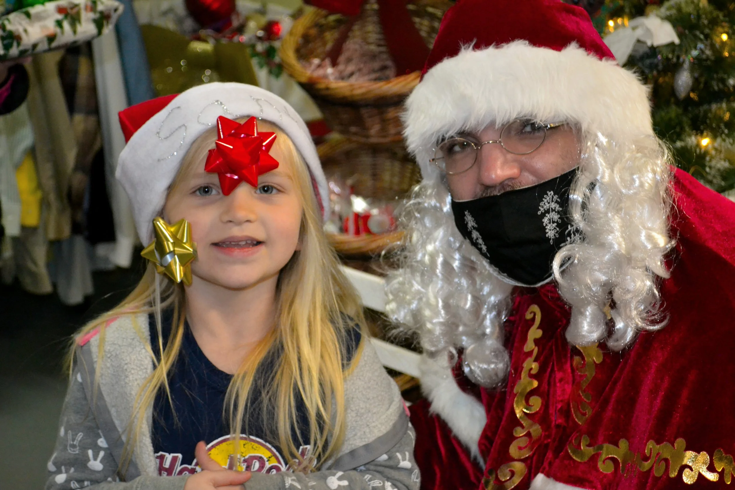 "Santa liked my bow too."