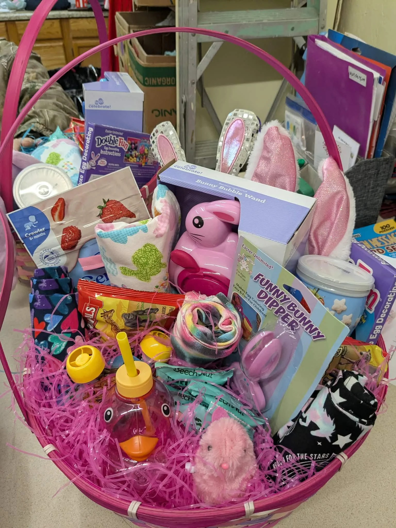 Easter Basket Assemble Underway