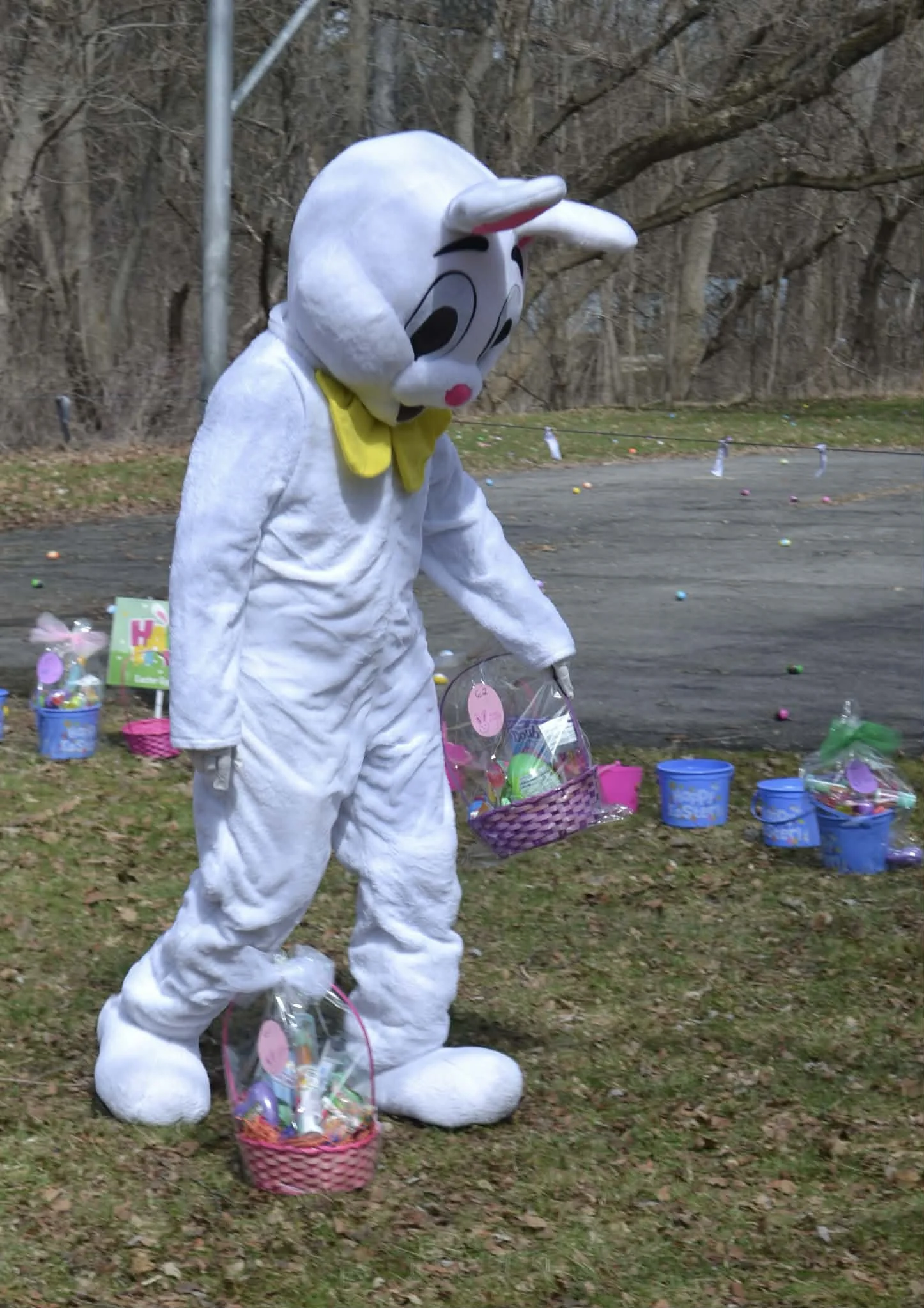 Welcome Easter Bunny. 
