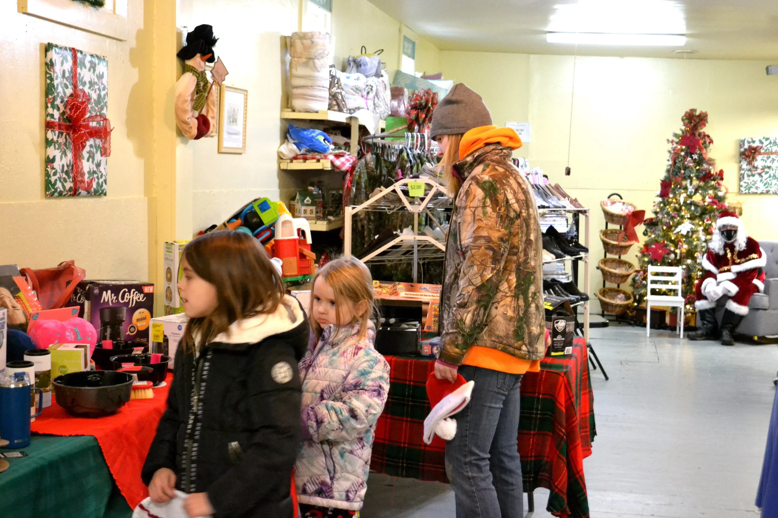 The Thrift Shop rearranged.