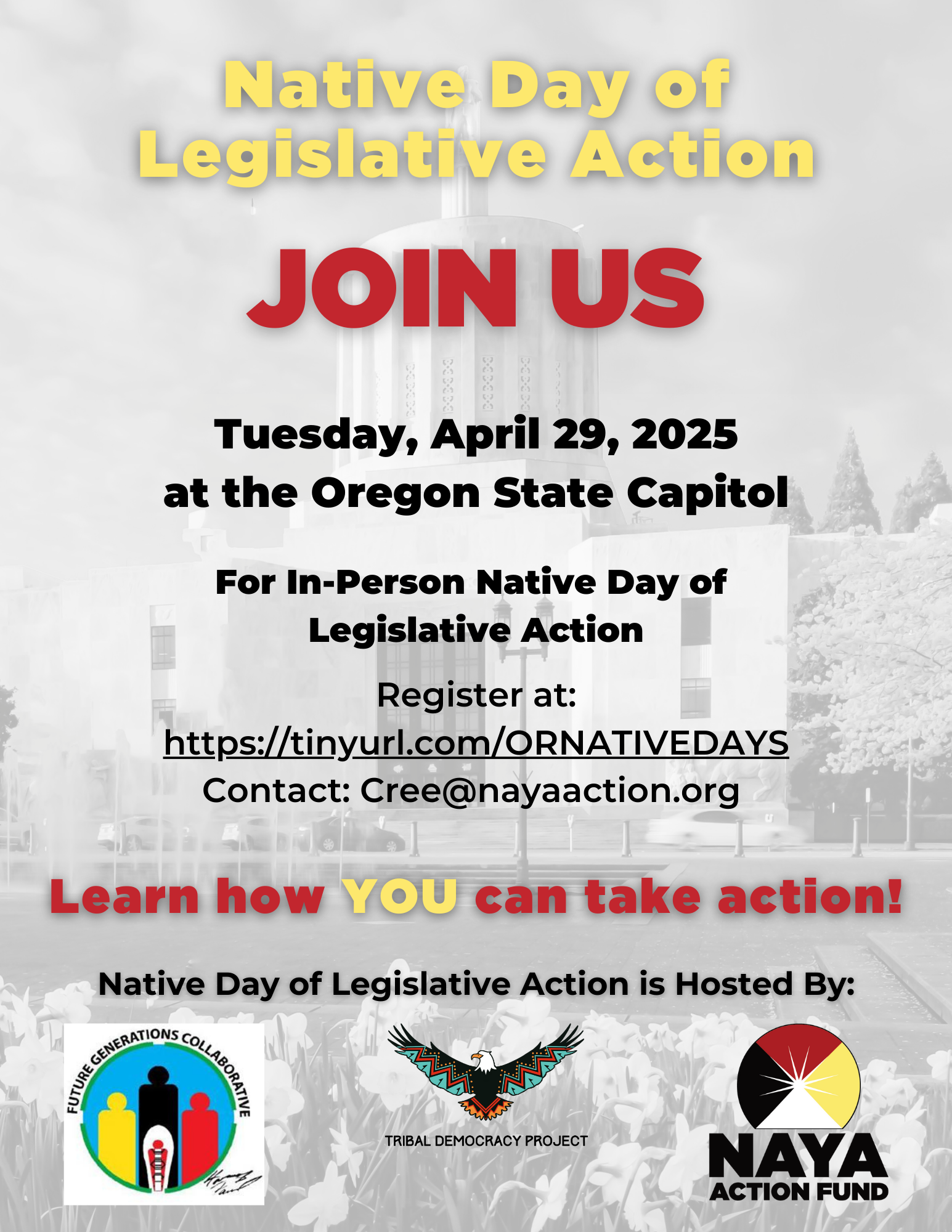 Oregon Native Day of Legislative action 2025 — NAYA Action Fund