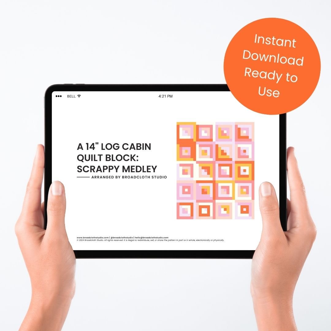 Scrappy-Medley-Log-Cabin-PDF-quilt-pattern-digital-ipad-horizontal-Broadcloth-Studio.jpg