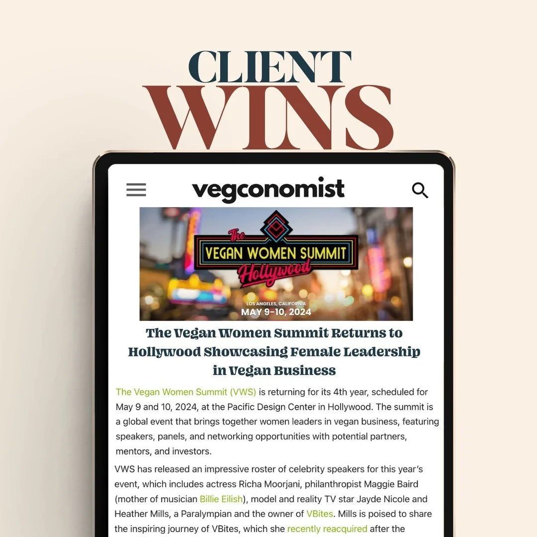 Throwing it back to an empowering feature in Vegconomist! 

In February, Vegan Women Summit was highlighted in Vegconomist for its upcoming return to Hollywood, showcasing female leadership in vegan business. 

VWS 2024 global event brought together 