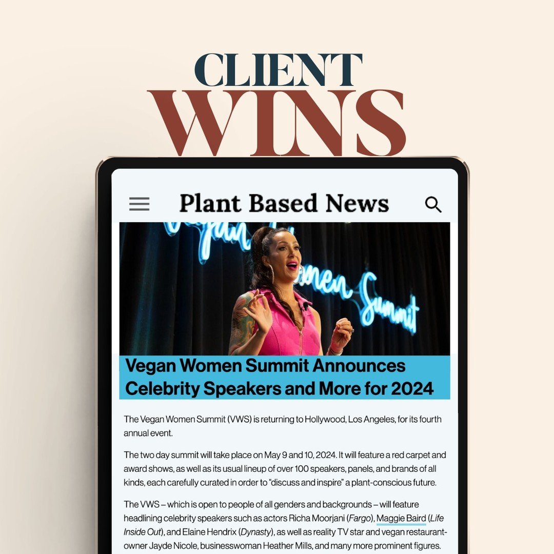 Throwback to an unforgettable event!

Vegan Women Summit made headlines in Plant Based News with their star-studded lineup and empowering discussions. 

The fourth annual summit in Hollywood featured over 100 speakers, including celebs like Richa Moo
