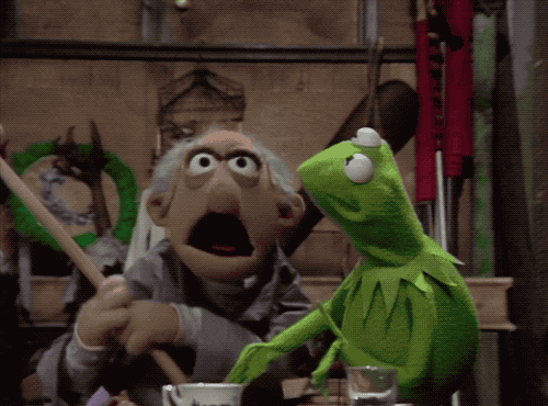 Kermit gets hit a lot this ep. He maybe deserves it?